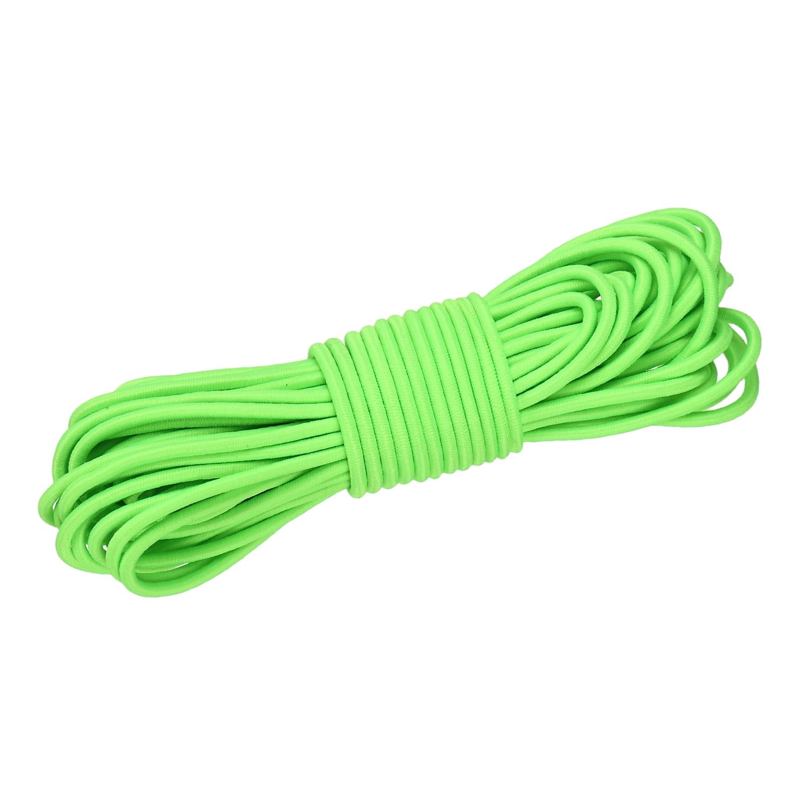 PATIKIL 2.5mm x 8m Elastic Bungee Shock Cords Marine Grade Kayak Stretch String Rope Tie Down Strap for Securing Luggage Moving Cargo DIY, Green