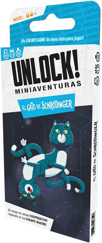 Portada de Unlock! Miniaventuras: El Gato de Schrödinger