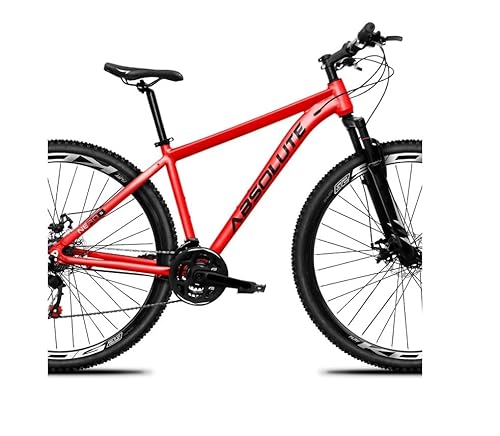 Bicicleta Aro 29 Absolute Nero 4 Cabos Internos 27v K7 Freios Hidráulicos Kit 3x9 Suspensão Trava (V