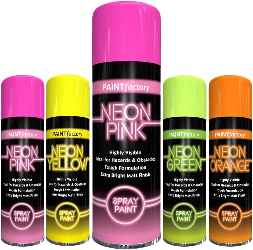 ALL PURPOSE NEON PINK 400ML Professional Satin Finish Spray Wood