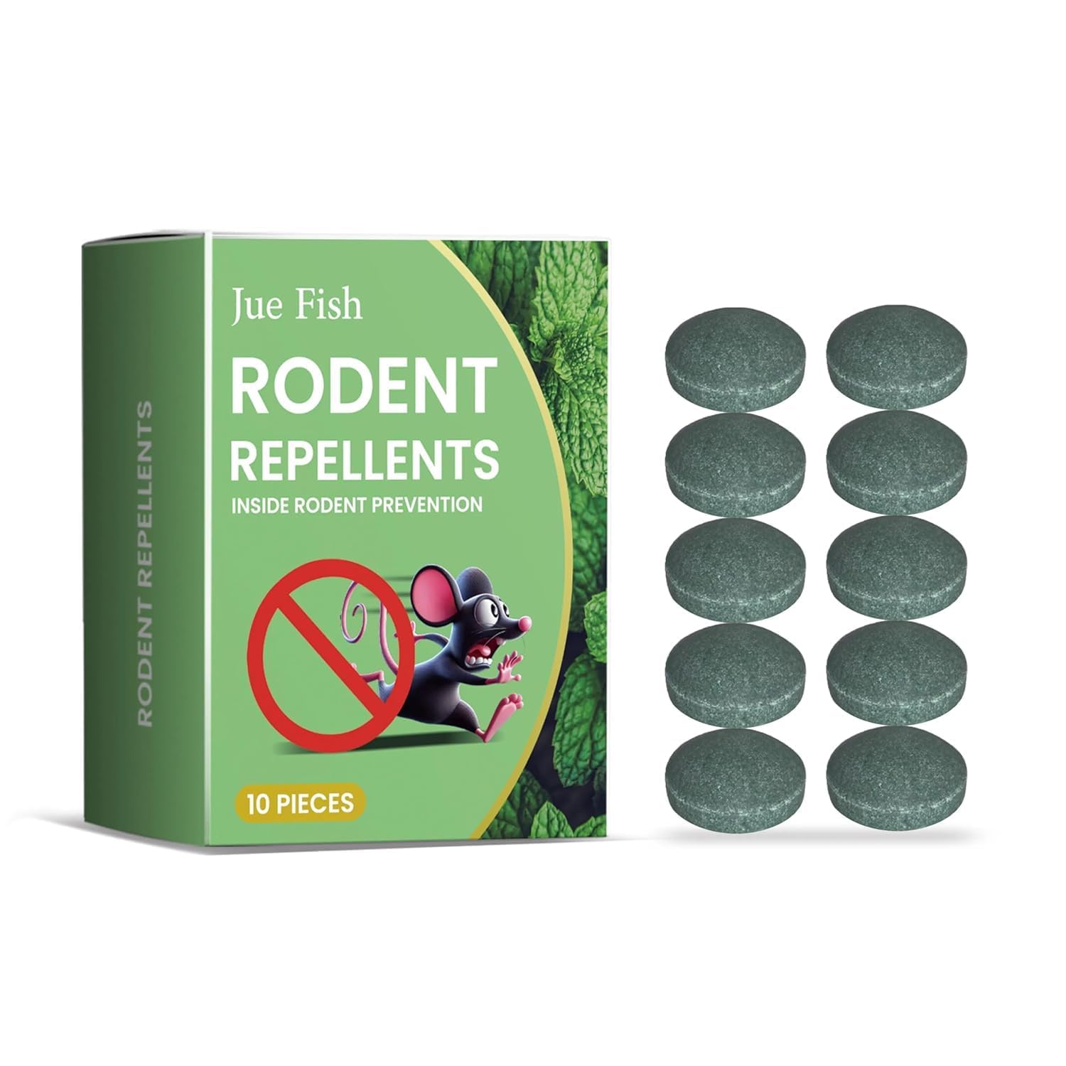 Mouse Repellent Rodent Repellents Peppermint Oil Indoor Outdoor Garage Rat Poisoning Inside Home Car Controller Pills Outdoor Pill Car Home Protect Wires Garden Patio (Set Of 10)-image-45