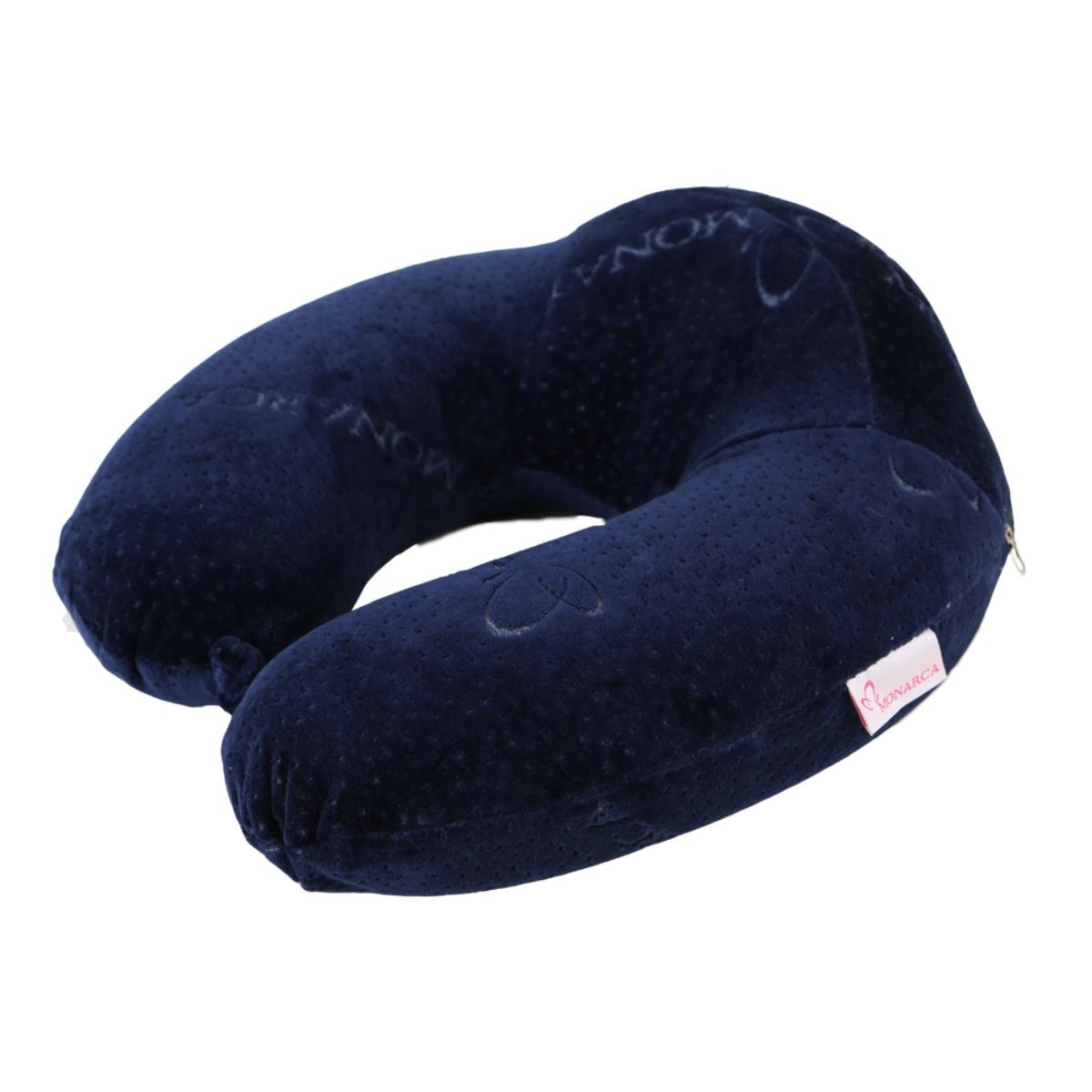 001Navy Blue JML Memory Foam Neck Pillow Premium Neck Support