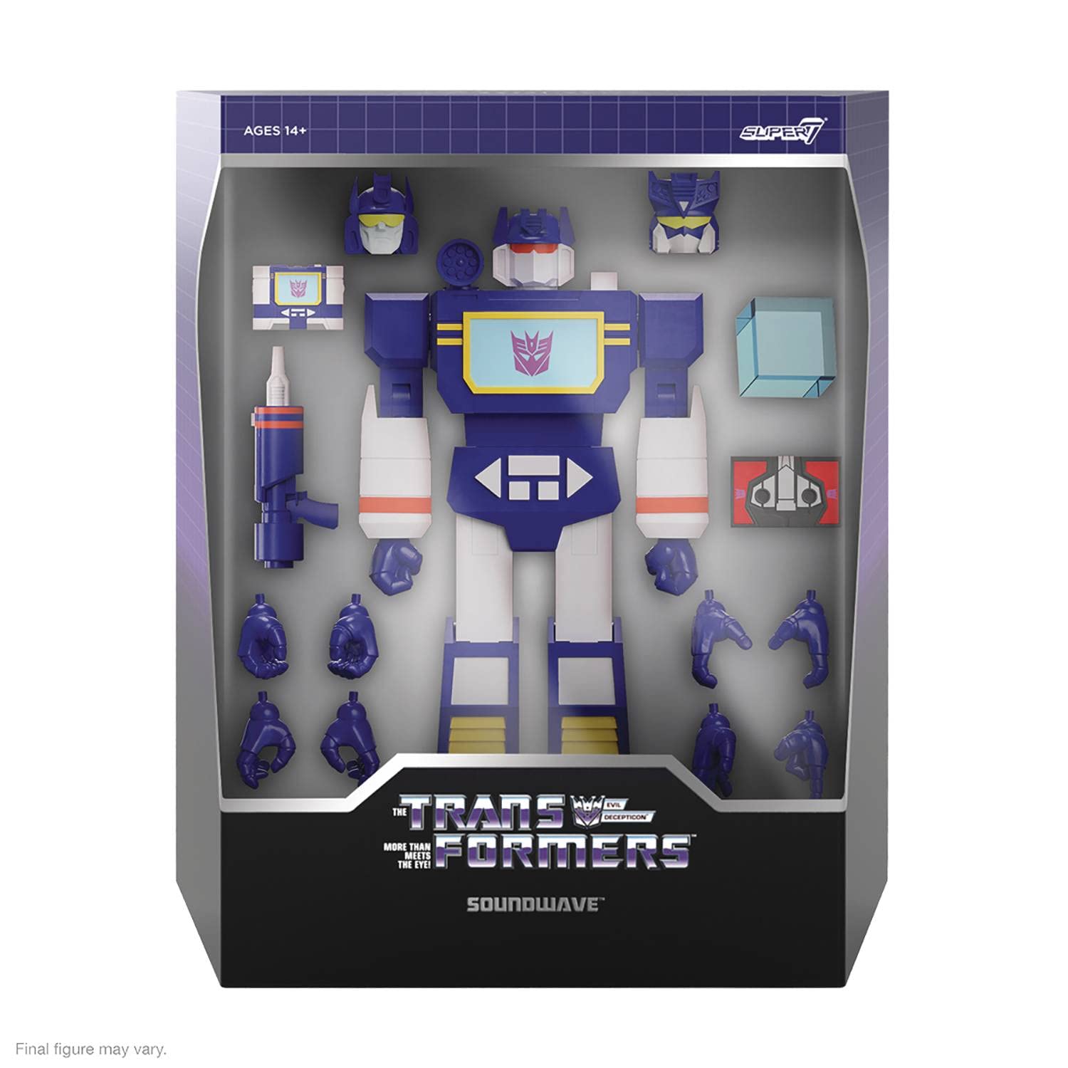 Super7 Transformers Soundwave Aksiyon Figürü