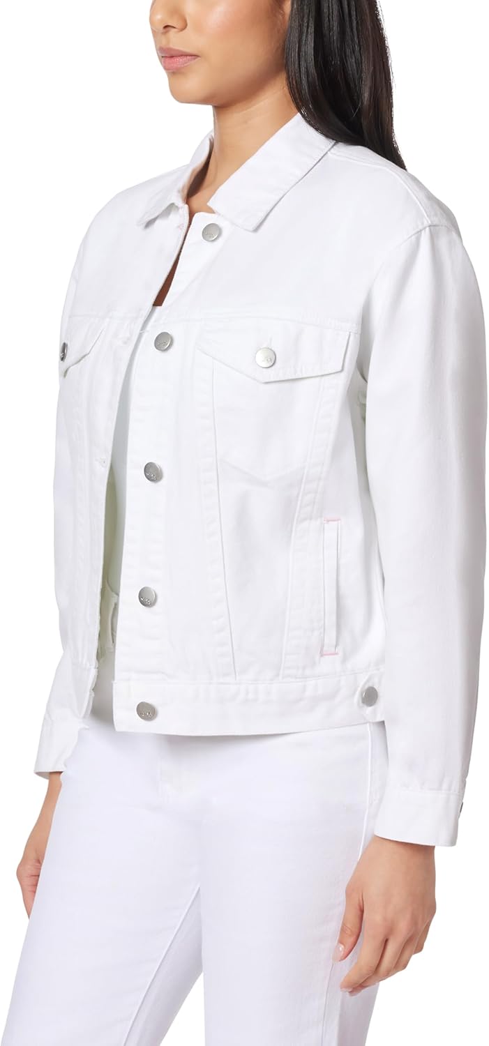 kensie Jeans for Women Oversized Denim Jacket, Small to X-Large - Image 2