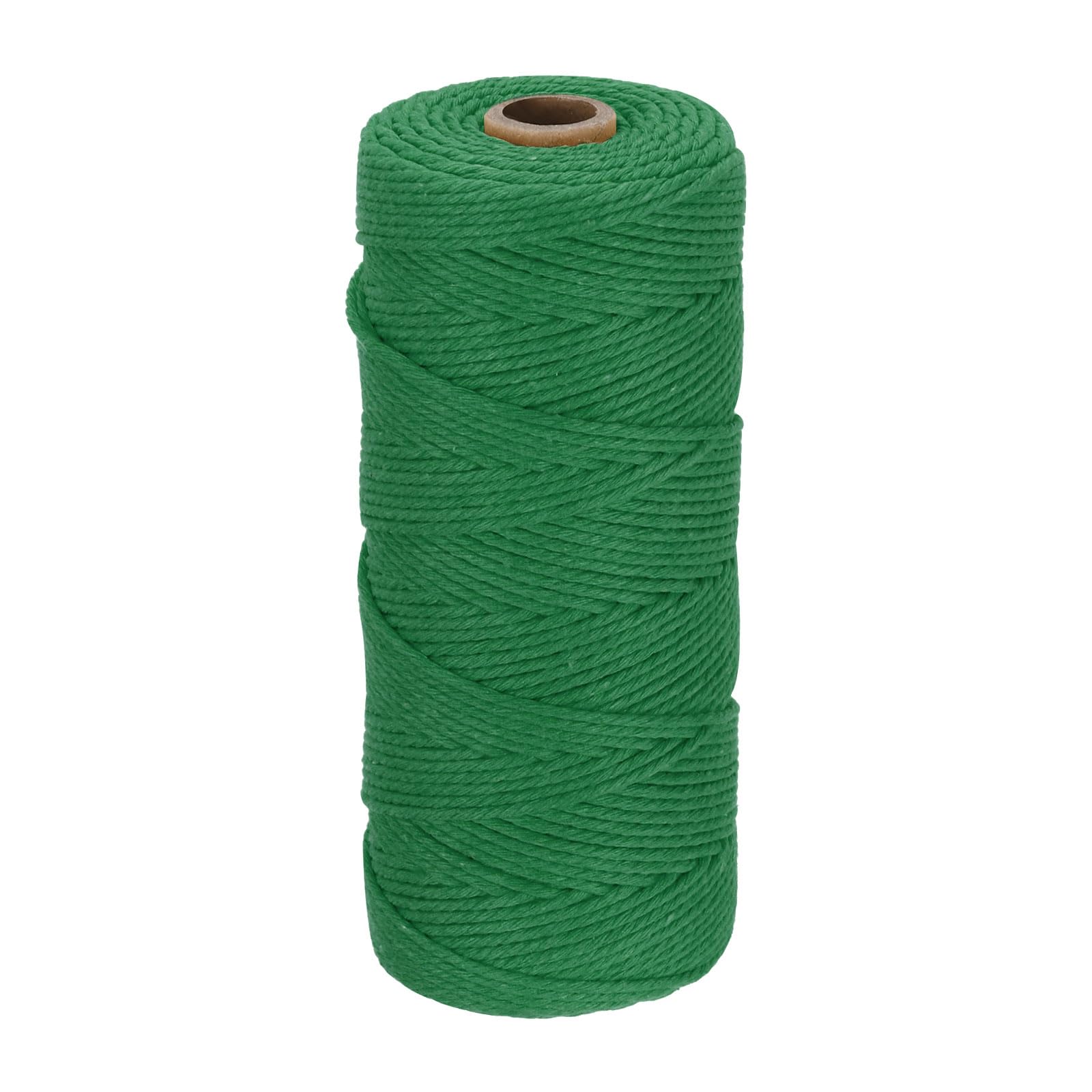 DMiotech 2mm x 170M (186 Yard) Emerald Green Natural Cotton Macrame Rope