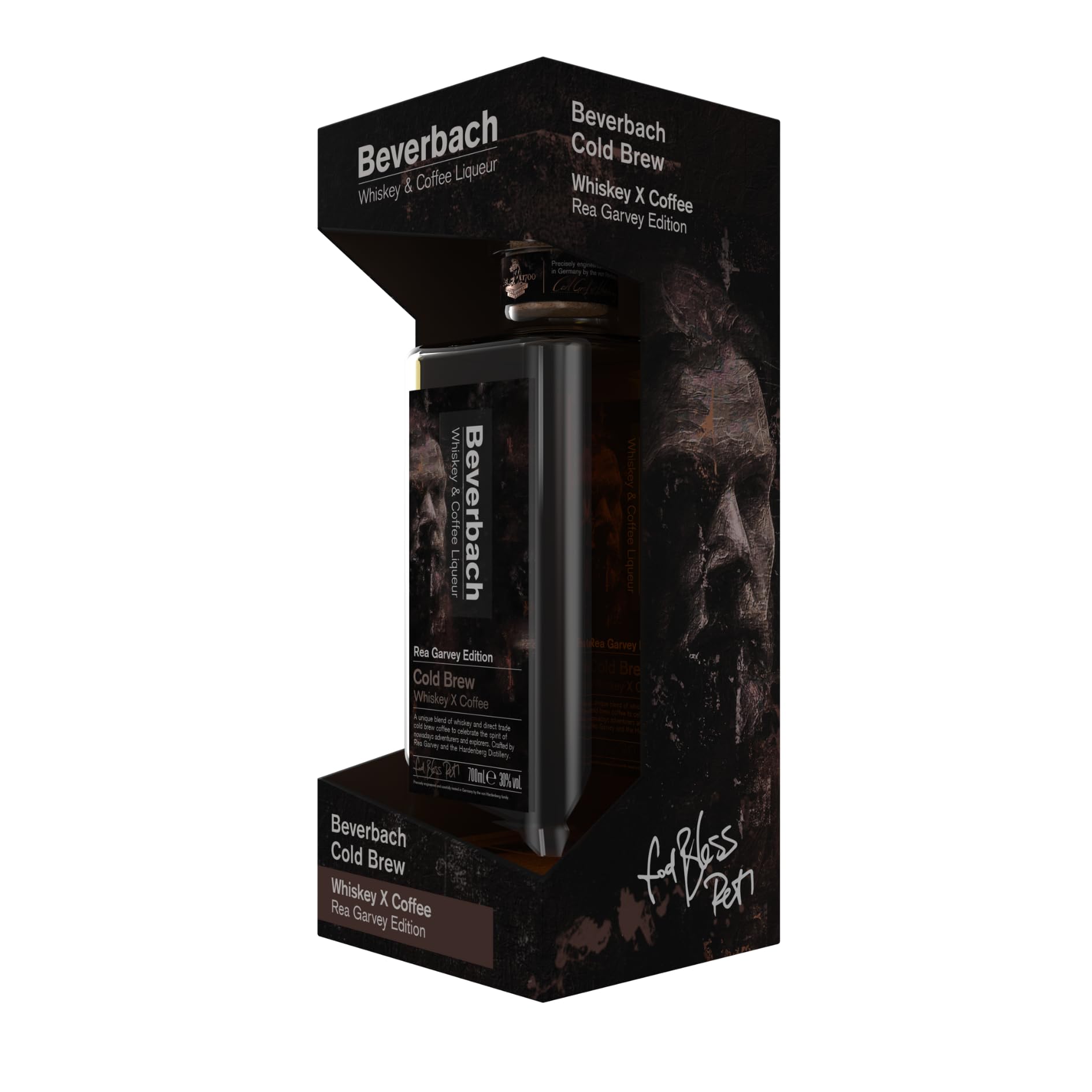 Beverbach Cold Brew - Whiskey X Coffee Liqueur I Rea Garvey Edition I in Geschenkhülle I Kaffeelikör I 100% Fairtrade Arabica Coffee I 30% vol. I 0,7 l