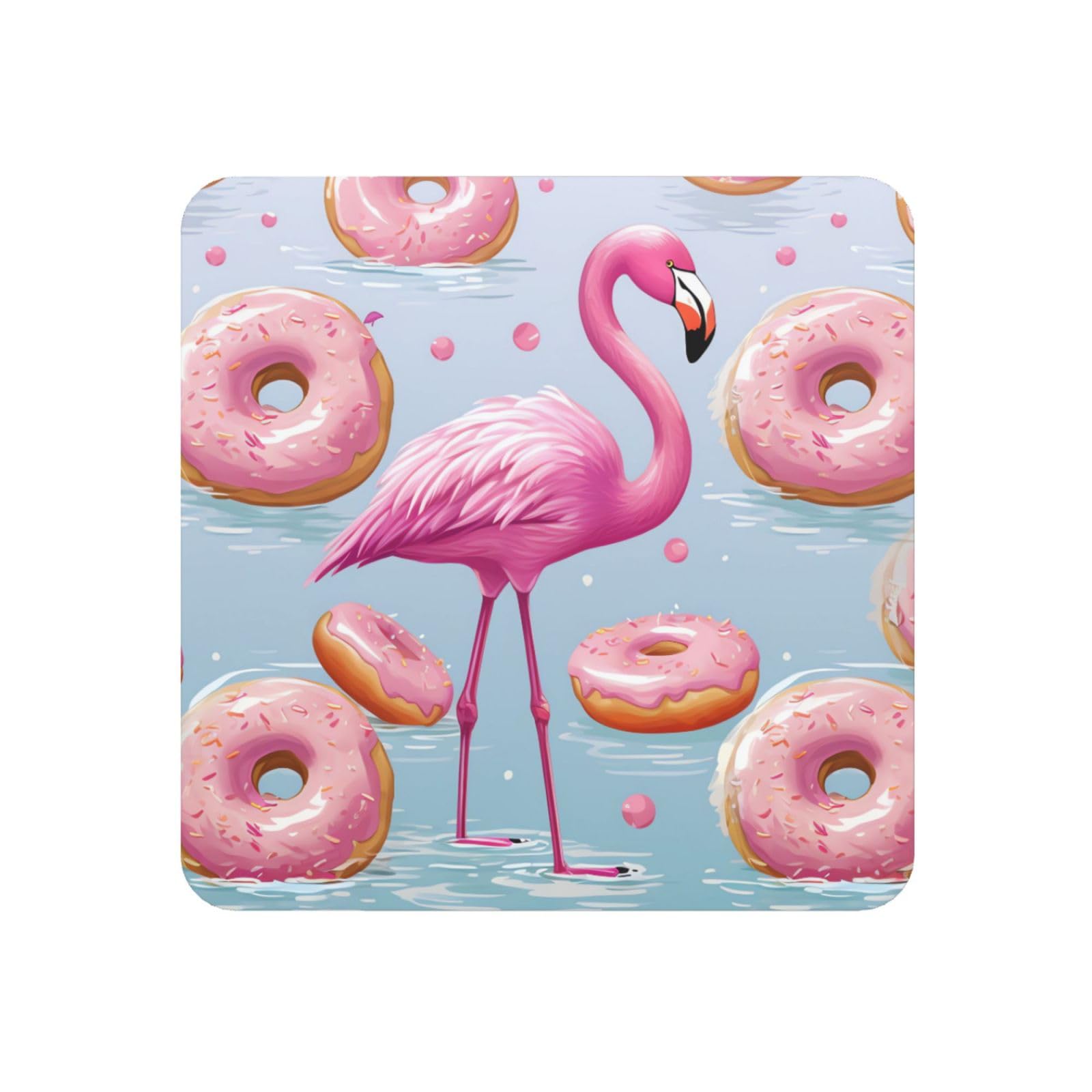 Flamingo and Donuts Fridge Magnets Cute Strong Refrigerator Magnets Fun Magnet for Locker Office Whiteboard Decor, Door Magnets Decorative Magnetic Stickers for Home Decor