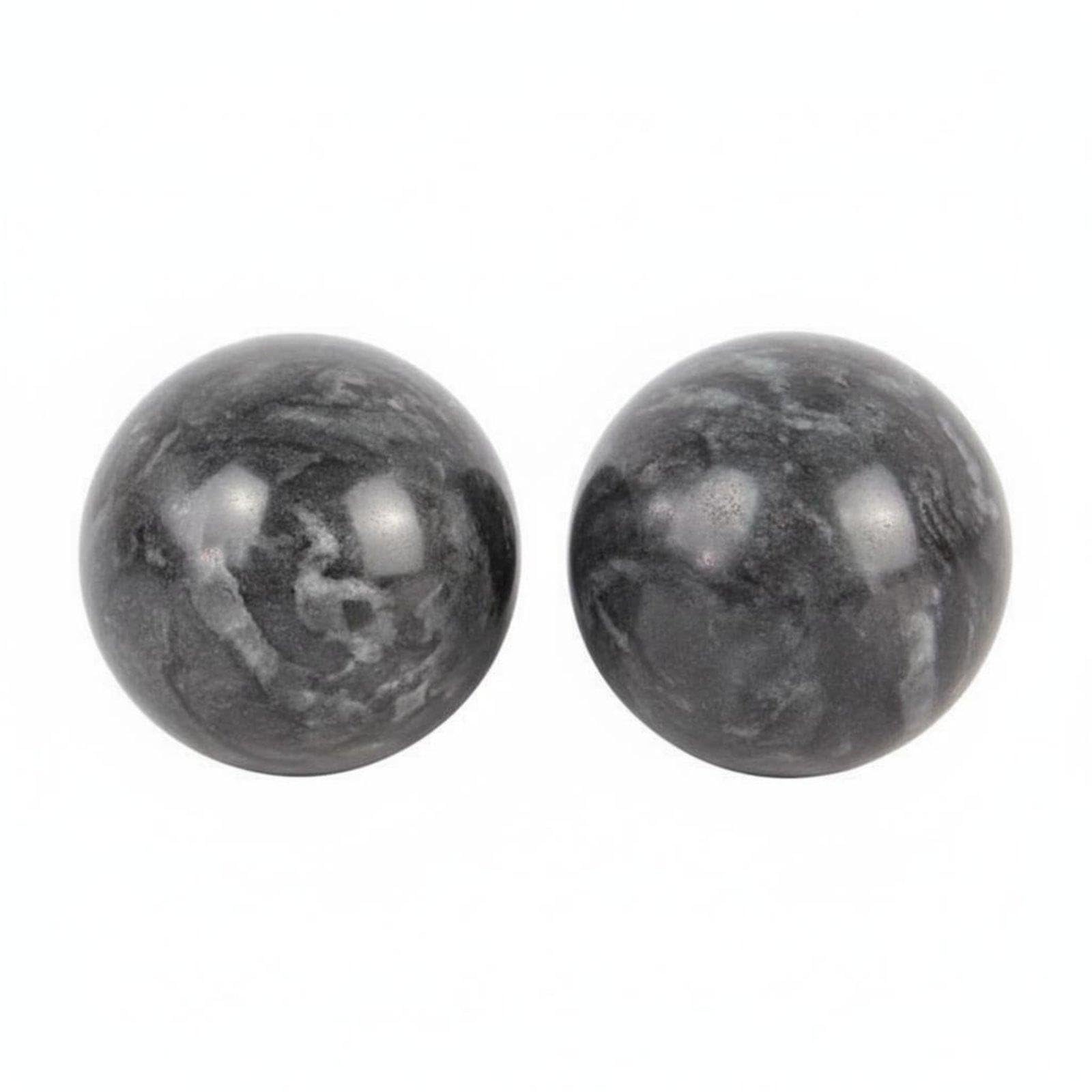 Jade Fitness Handball Improves Dexterity Chinese Health Ball Smooth Polished Surface Chinese Health Balls for Seniors, Elderly, Office Black Jade|Cultures & Ethnicities| Asian| 1900-Now|-image-44