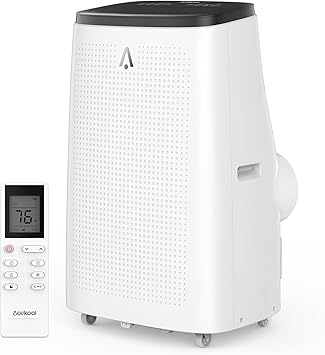 14000 BTU Portable Air Conditioners, 3-in-1 Cooling AC Unit w/Dehumidifier & Fan Mode for Rooms Up to 750 Sq. Ft, Remote Control, Sleep Mode, Low Noise,24H Timer, 3 Speed, Auto Swing for Home,Totel