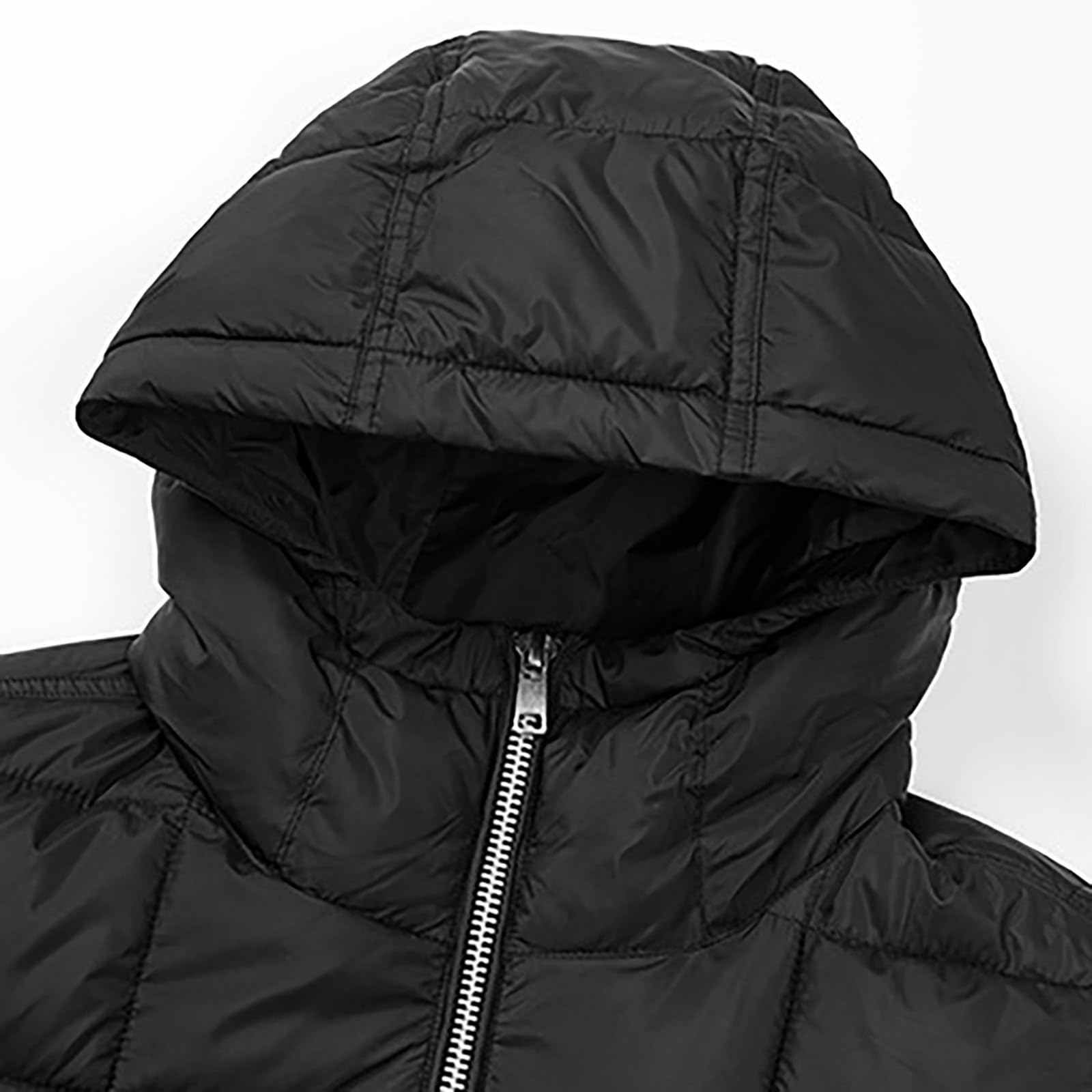 Abrigo Hombre Sobretudo Homem Parka Larga Hombre Parka Militar Abrigo Acolchado Chaqueta Acolchada Entretiempo Tres Cuartos Chaqueta Militar Tres Cuartos Plumas Casaco Acolchoado Homem Negro Jacket