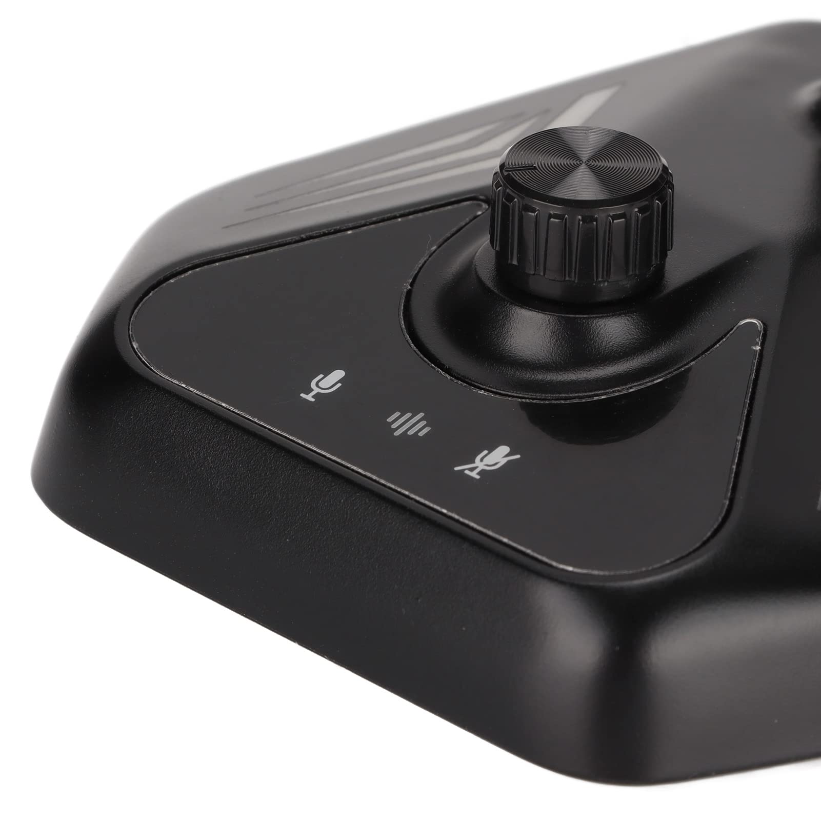 Microfono USB con luci RGB, microfono per computer per giochi e riunioni, microfono a collo di cigno con pickup omnidirezionale a 360° con anti-interferenza, luce respiratoria a