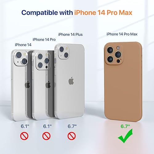 Miniatura 1569 de Miracase - Funda diseñada para iPhone 11 con protector de pantalla, funda de goma de silicona líquida, protección total contra caídas y a prueba