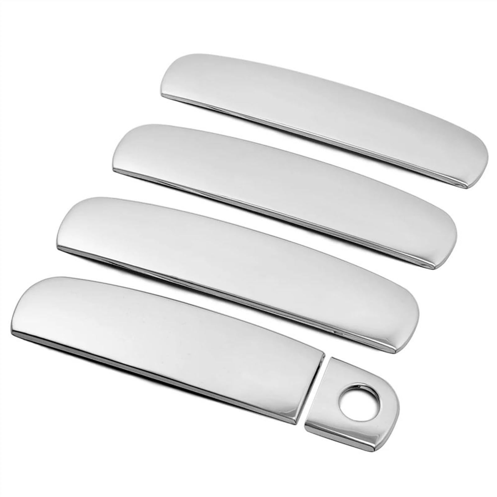 NOHEEU Car Exterior Door Handles Handle Cover Decorative Sticker for Audi A3 A4 A6 S4 S6 Allroad Quattro