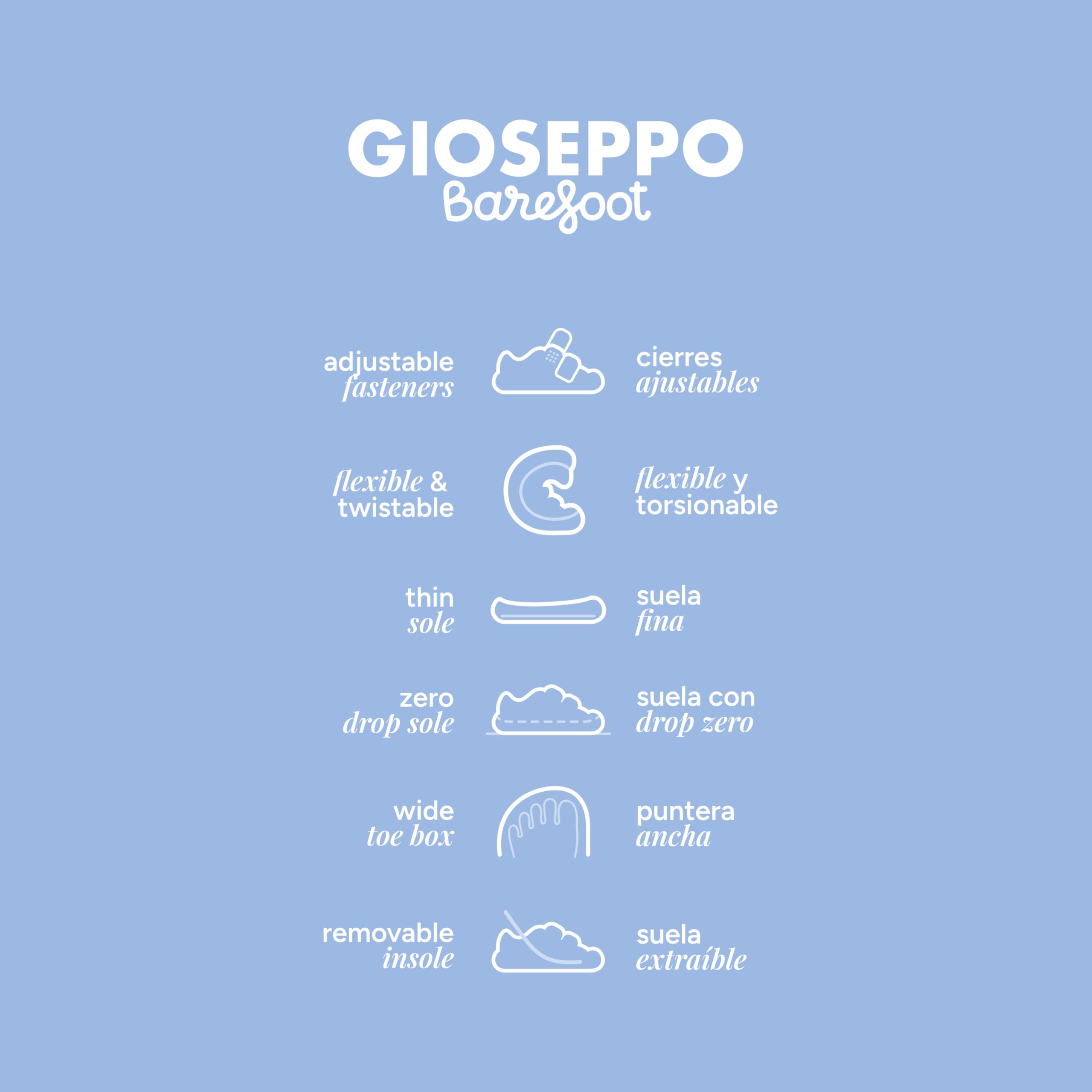 GIOSEPPO Niemowlęta - chłopcy LandaffKlapki