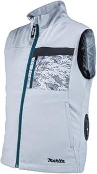 Amazon.co.jp: マキタ 充電式ファンベスト 伸縮性生地 グレー L