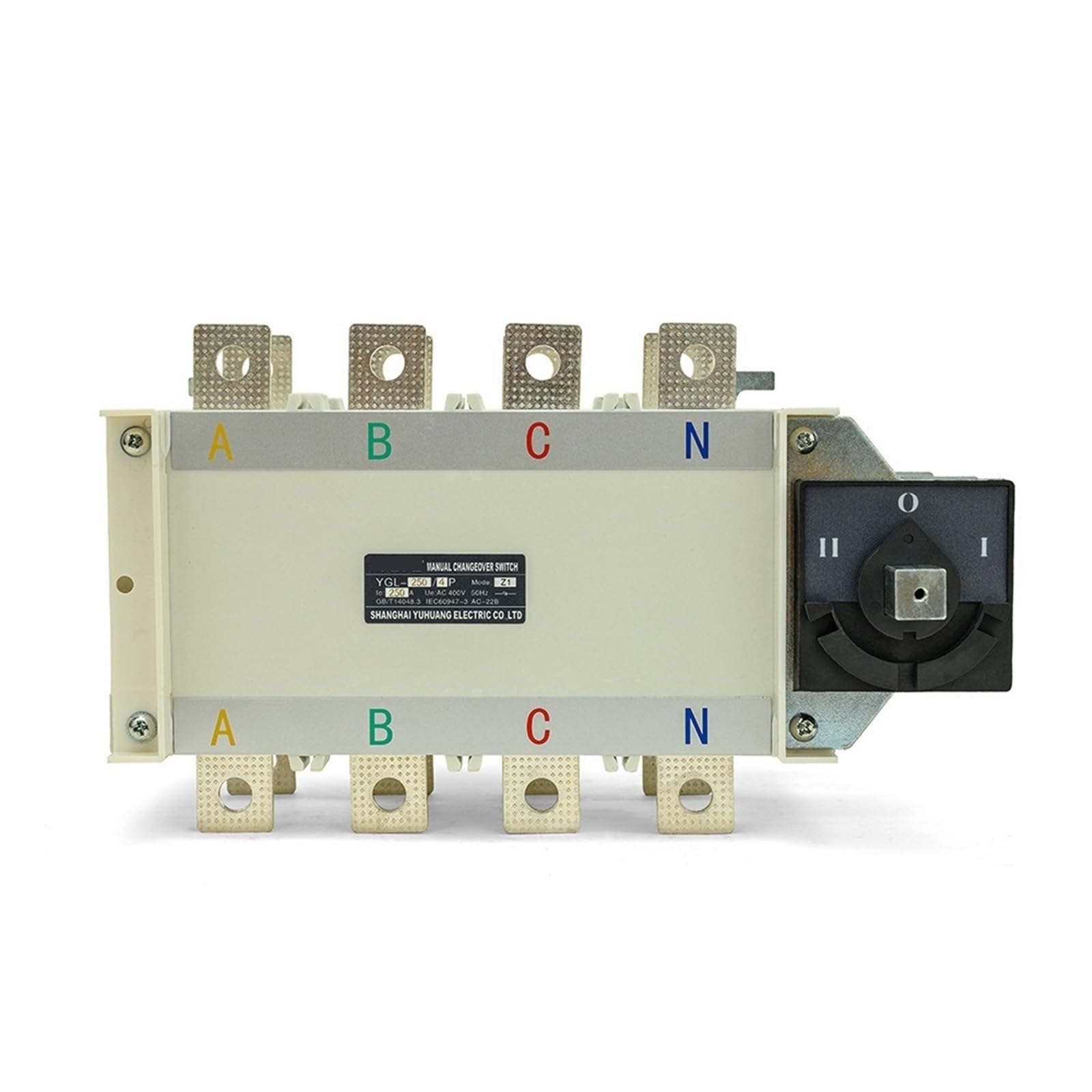 Interruttori selettori elettrici ininterrotti a doppia alimentazione YGL-250A ats ln 220v 110v trasferimento manuale 4P