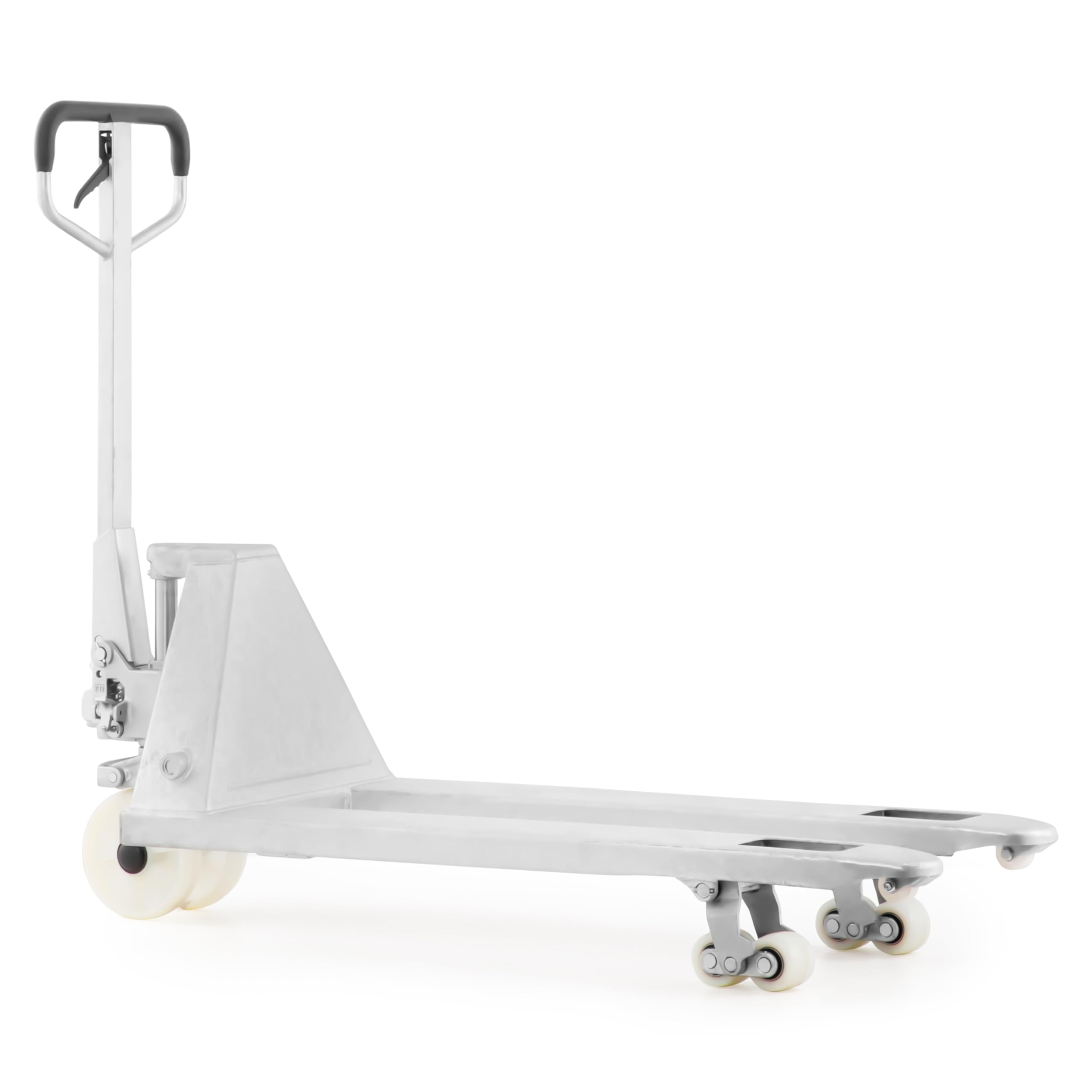 Pallit Transpallet manuale GALVAN | portata 2500 kg | lunghezza delle forche 1150 mm | ruote in nylon | Acciaio zincato