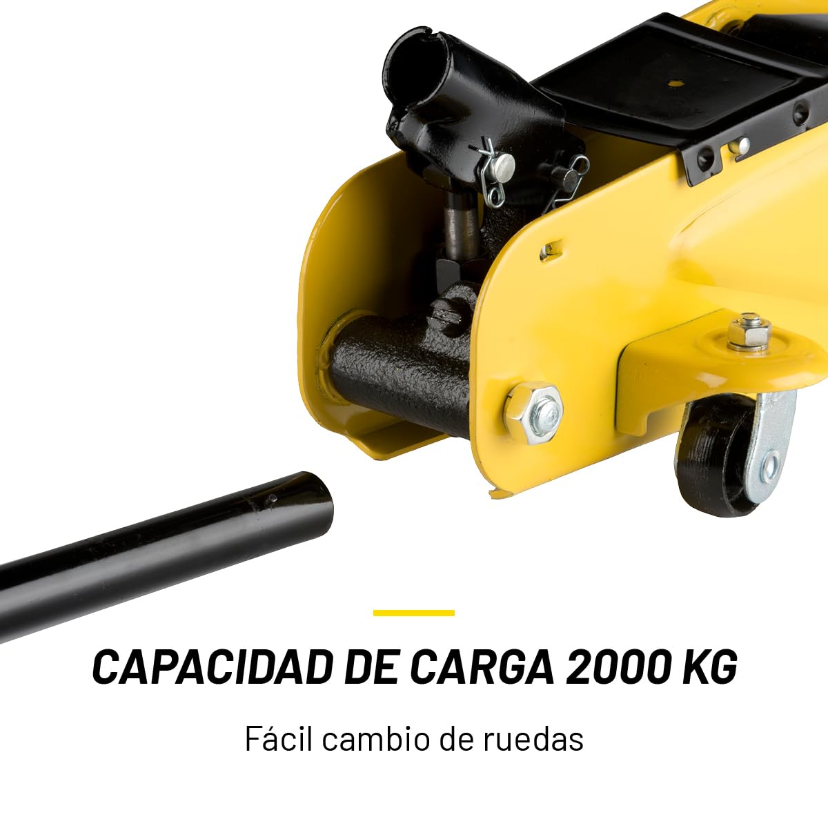 Dunlop Gato Hidraulico para Coche - Caballete Coche 2 Toneladas - Hidraulico - Garaje con Rango de Elevación 135-305 mm
