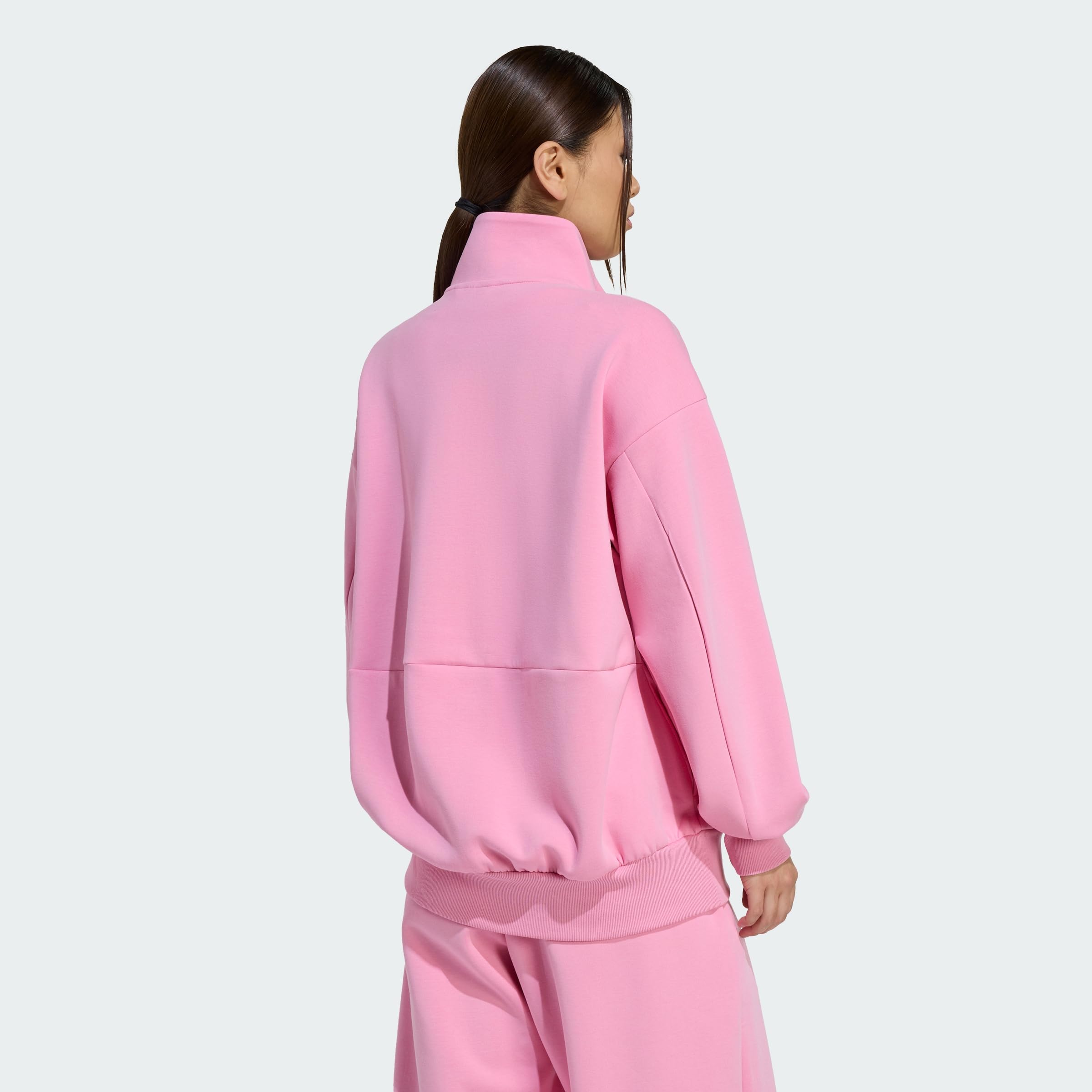 adidas dames SOFT LUX FULL-ZIP TRACKTOP, st tropic bloom, XS