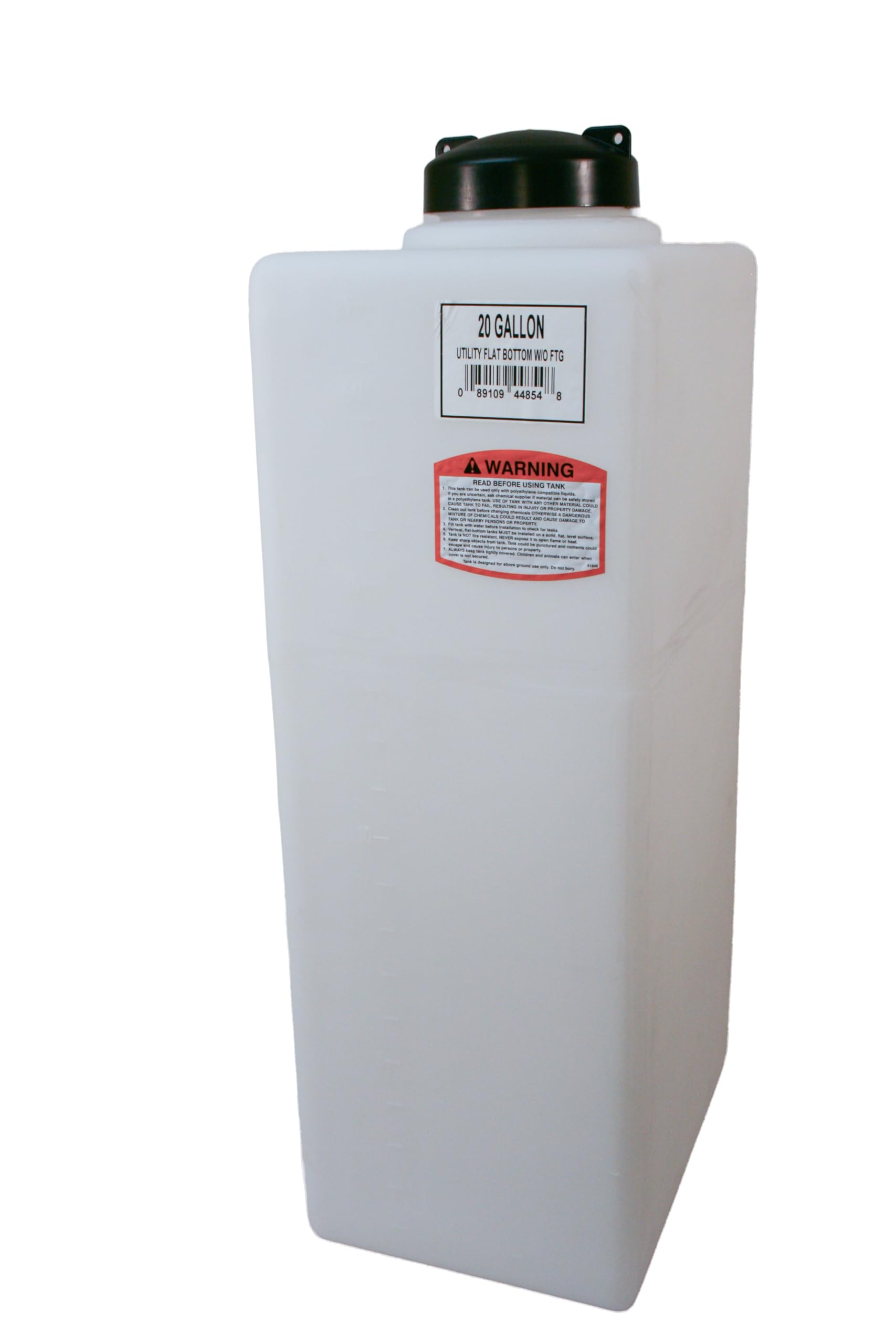 Norwesco 20 Gallon Flat Bottom Utility Tank