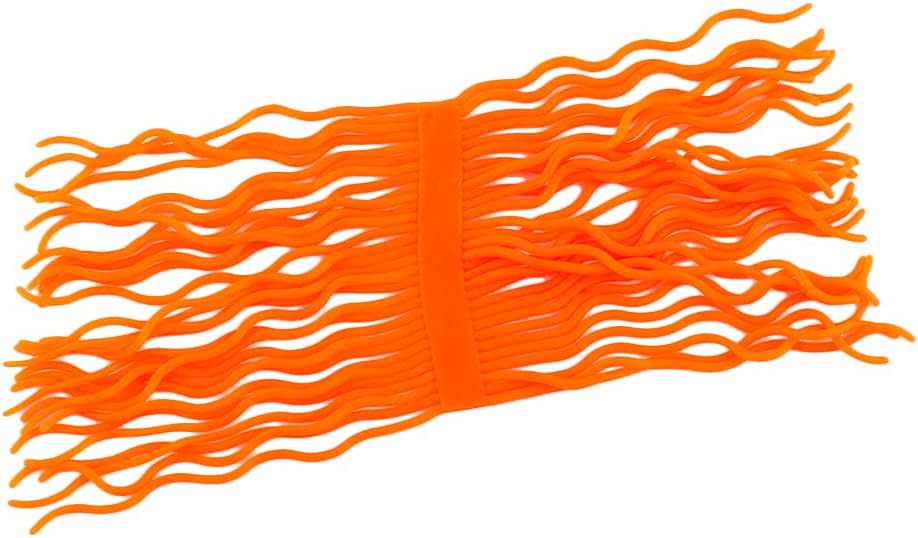 Hercules Fly Tying Materials Squirmy Wormy Material for San Juan Fly Flies Soft Lure Ultra Stretchy Fishing Worm Body Trout Floating Glowing (Fluorescent Pink) : Sports & Outdoors