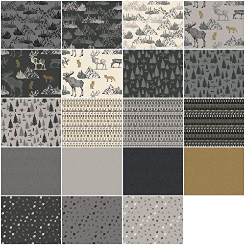 Riley-Blake Designs Timberland Fat Quarter Bundle, 19 Pcs (FQ-10330-19)2