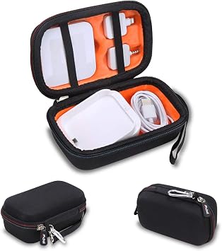 Mchoi Hard Case for Square Reader Dock, Portable EVA Travel Case, EVA Hard Shell, Shockproof & Semi-Waterproof, Carabiner & Hand Strap, for Square Reader Dock & Accessories
