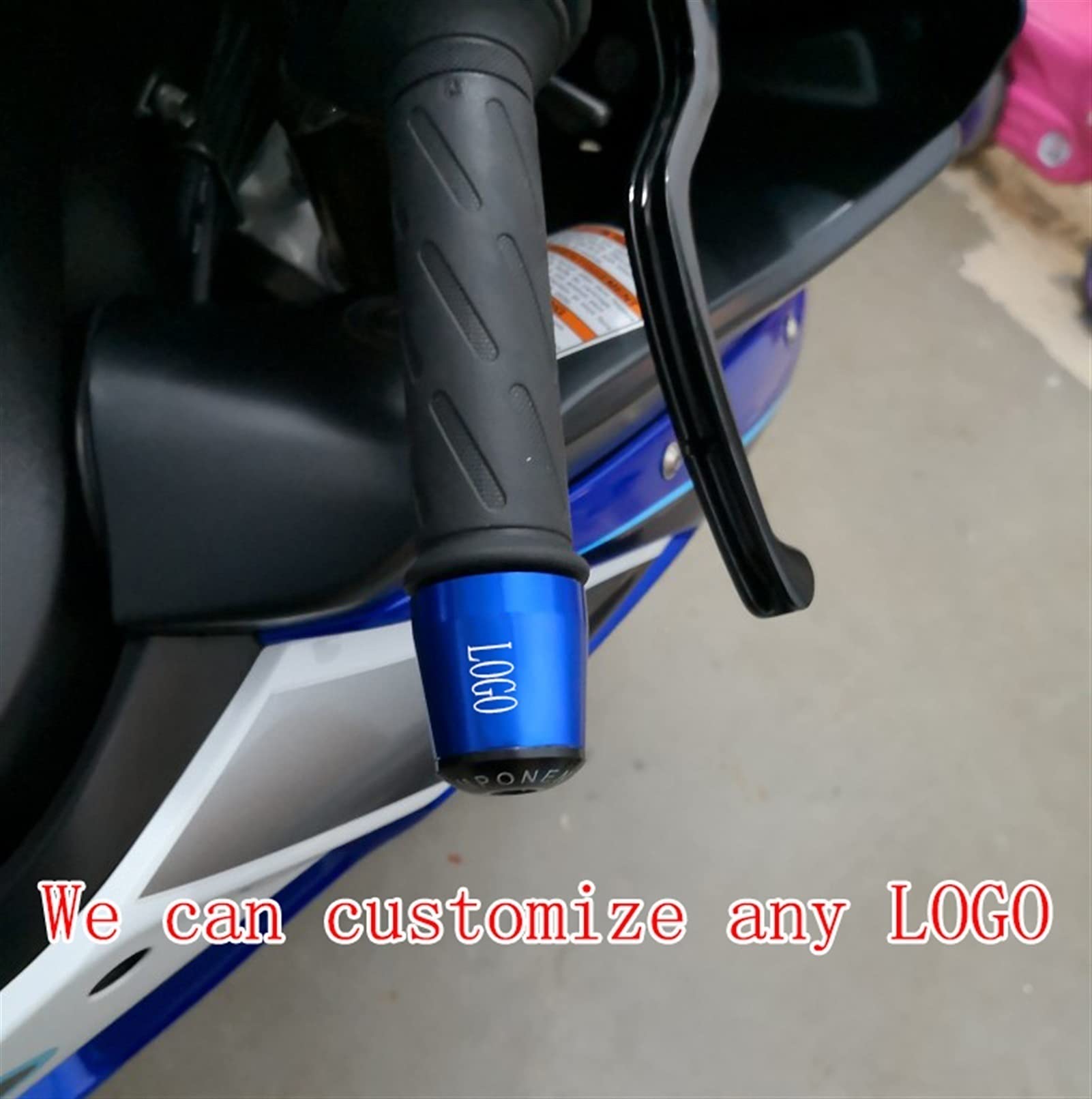 Manejar Manillar De Motocicleta, Extremo De La Barra, Manillar, Manillar, Extremos, Deslizadores, Tapa, Tapón, Deslizador, Cubierta De Contrapeso para B&M&W R1200RS R 1200 RS 2014-2019(Oro)