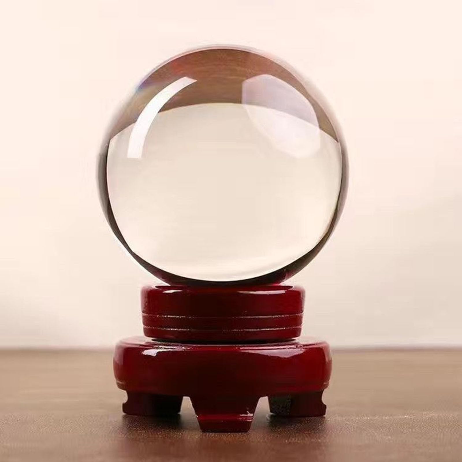 Sfera decorativa in vetro, accessorio fotografico for meditazione(15cm)