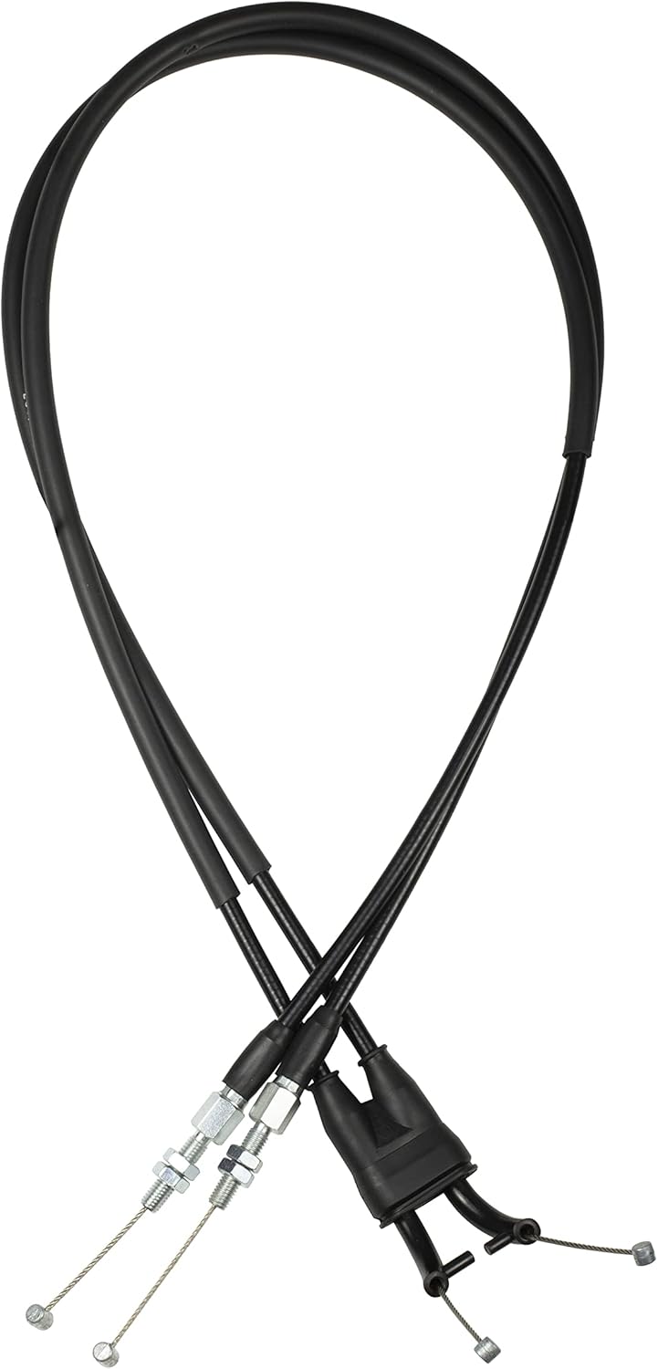 Motorcycle Throttle Cable SET (PULL/PUSH) Compatible with KTM EXC 400/450/500/530/ EXC-F 250/350/ SMR 450/ SX-F 250/450 / E0170505 / 5803S01A