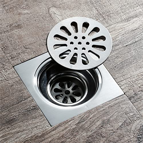 Siphon de sol carré de douche indispensable pour des sanitaires propres