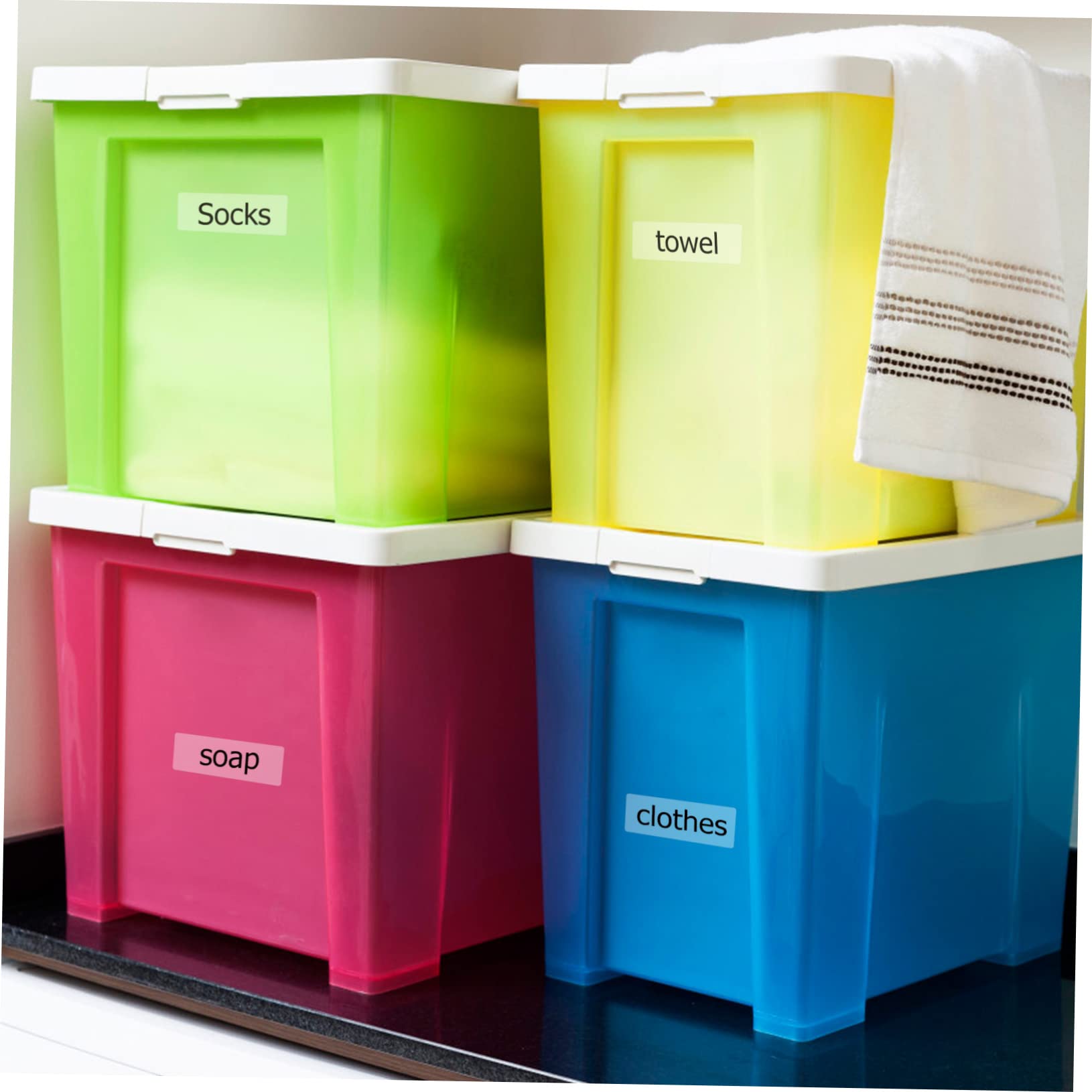 VILLCASE 5rotoli Autoadesiva Per Stampante Etichette Per e Resistente All e Facile Applicare Per Etichettatura e Contenitori