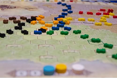 Miniatura 5 de Rio Grande Games Prussian Rails - Construye ferrocarriles en toda Alemania, juego de mesa de trenes, mayores de 14 años, 3-5 jugadores, 90-120