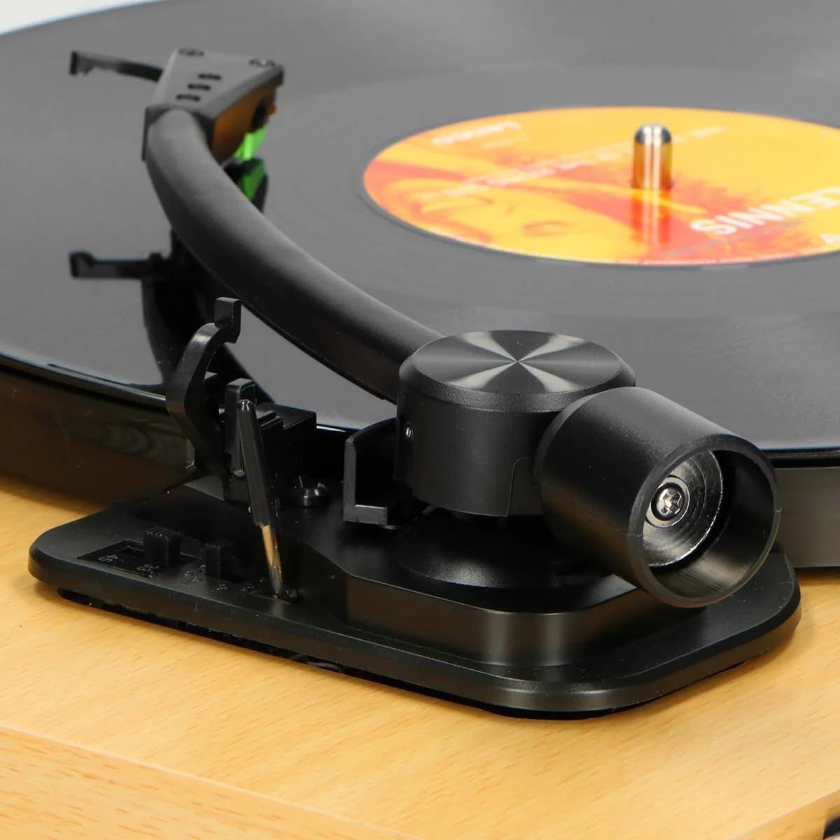 Lenco L-30WD USB - Giradischi con trasmissione a cinghia - 33 e 45 giri - USB - uscita RCA - digitalizza dischi - preamplificatore - legno, único