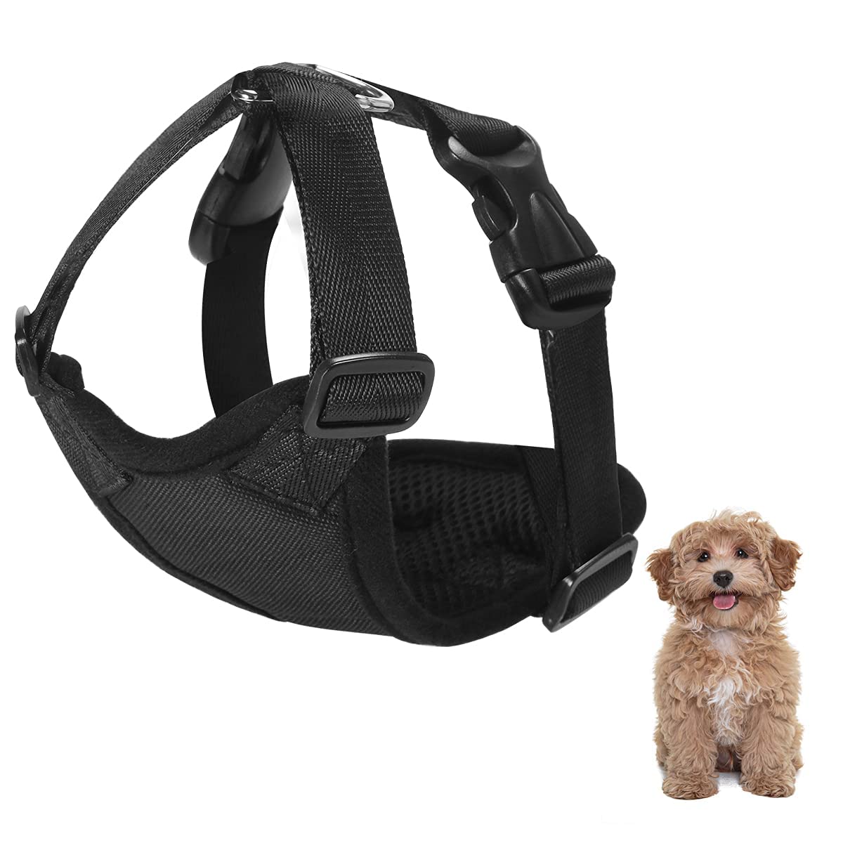 Generic Harness Vest for Puppies Adjustable Soft Nylon Puppy with Hook and Loop Straps (Harness Length 9 inch) (M, Black) (B0CTXBPWVK) Amazon Price History, Amazon Price Tracker