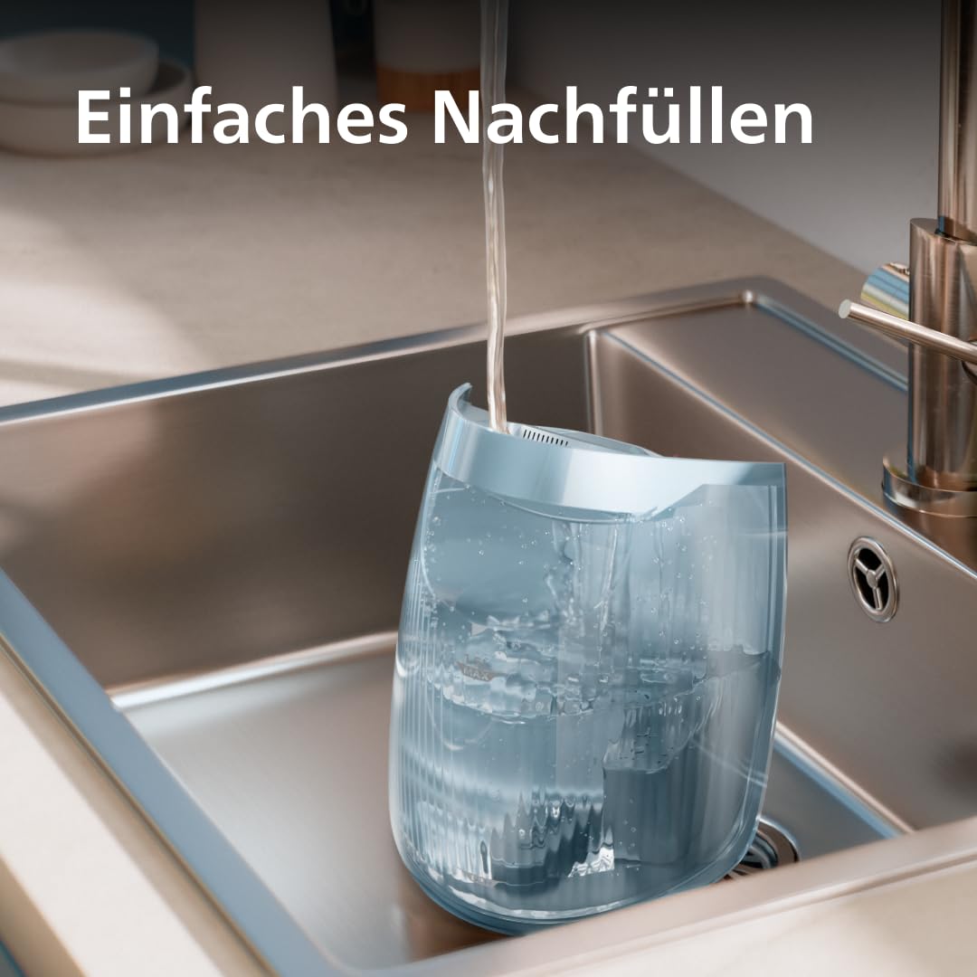 Philips PerfectCare Dampfbügelstation 7000 Serie - 600g Dampfstoß, 8,5 Bar Druck, OptimalTEMP, SteamGlide Elite Sohle, Abnehmbarer 1,5L Tank, Vertikaldampf, Easy De-Calc (PSG7200/60)