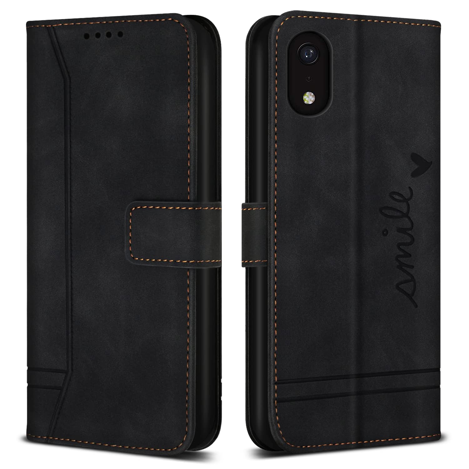 ZCDAYE - Custodia a portafoglio per iPhone XR, in pelle PU di alta