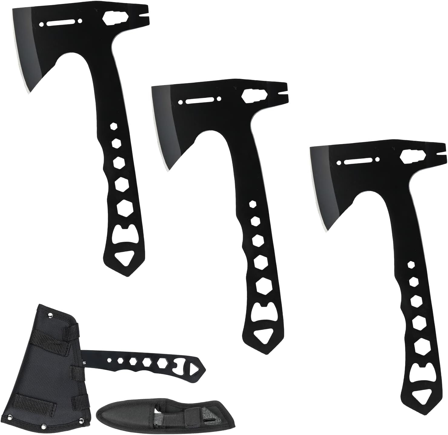 Throwing Axes and Tomahawks Protective Nylon Sheath 10 inch Full Tang Stainless Steel Hatchet for Competition and Recreation : Sports & Outdoors