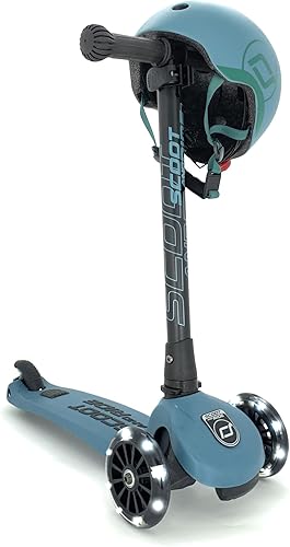 Miniatura 8 de Scoot & Ride Stand-up Push Scooter for Toddlers ACERO,Ceniza,Arándano,Kiwi,Limón,Melocotón,Bosque,https:/ www.Yaxa/dp/undefined