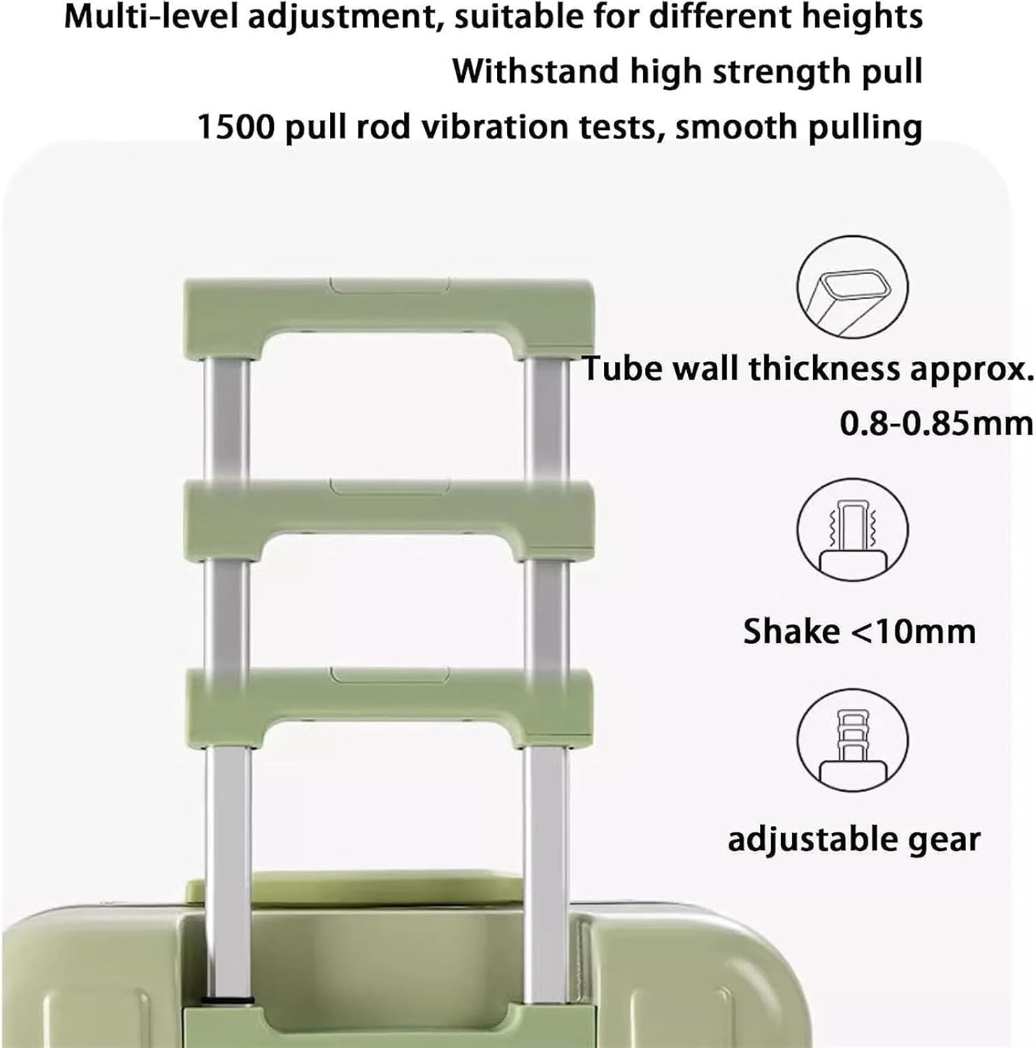 LECOW] キャリーケース スーツケース USB充電ポート付きスーツケース