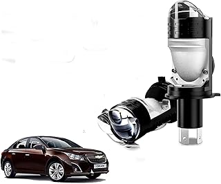 Auto Pearl H4 LED Projector Lens Car Headlight Bulbs 12V 8000LM Bulb H4 CSP Chip High/Low Beam, 45W-55W Canbus Turbo, 6000K White Light compatible with Cruze 2013-2017 (Pack of 2)