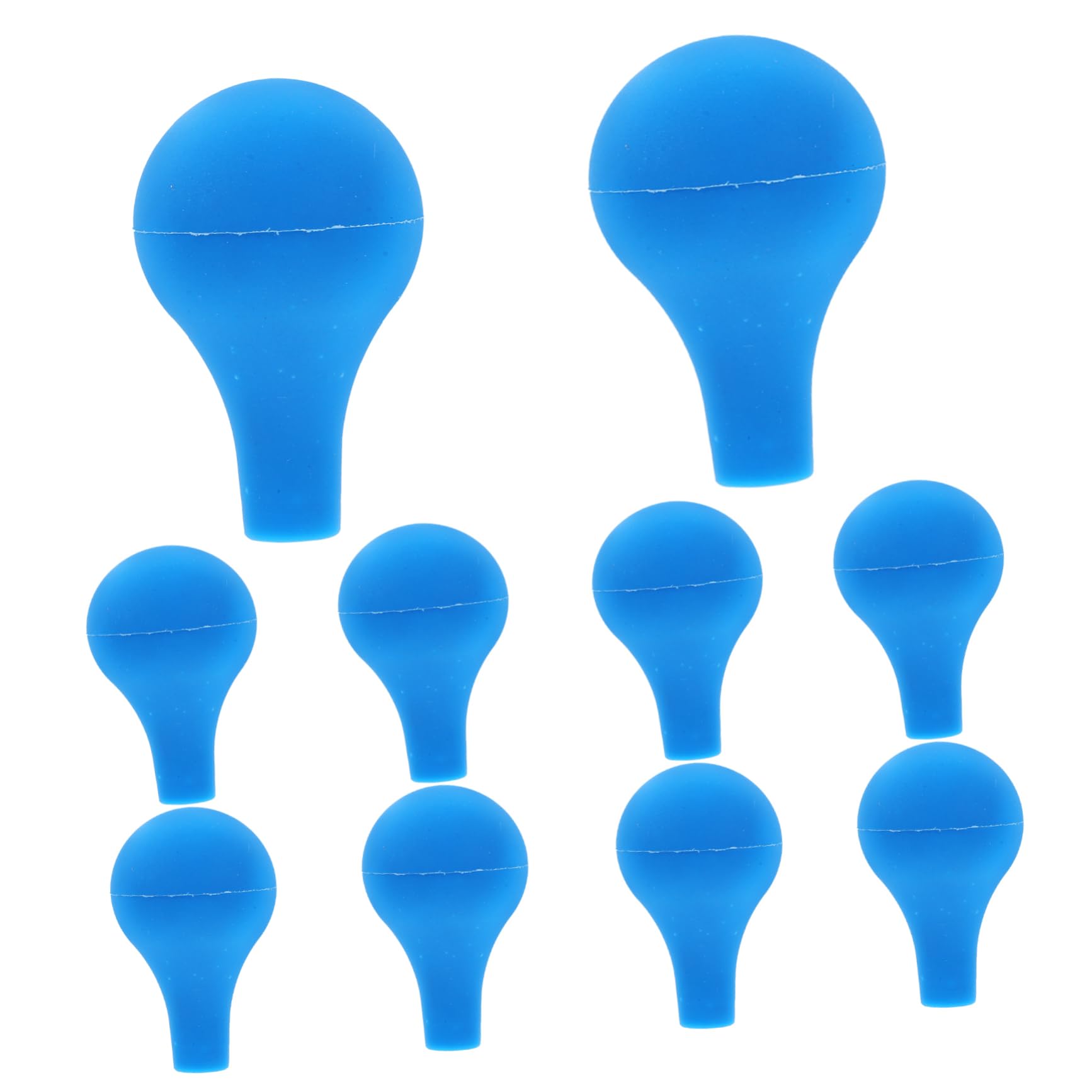 MUSISALY 2sets Bulb Cap for Liquid Dropper Pipette Silicone Replacement Graduated Pipettes for Lab 10pcs*2