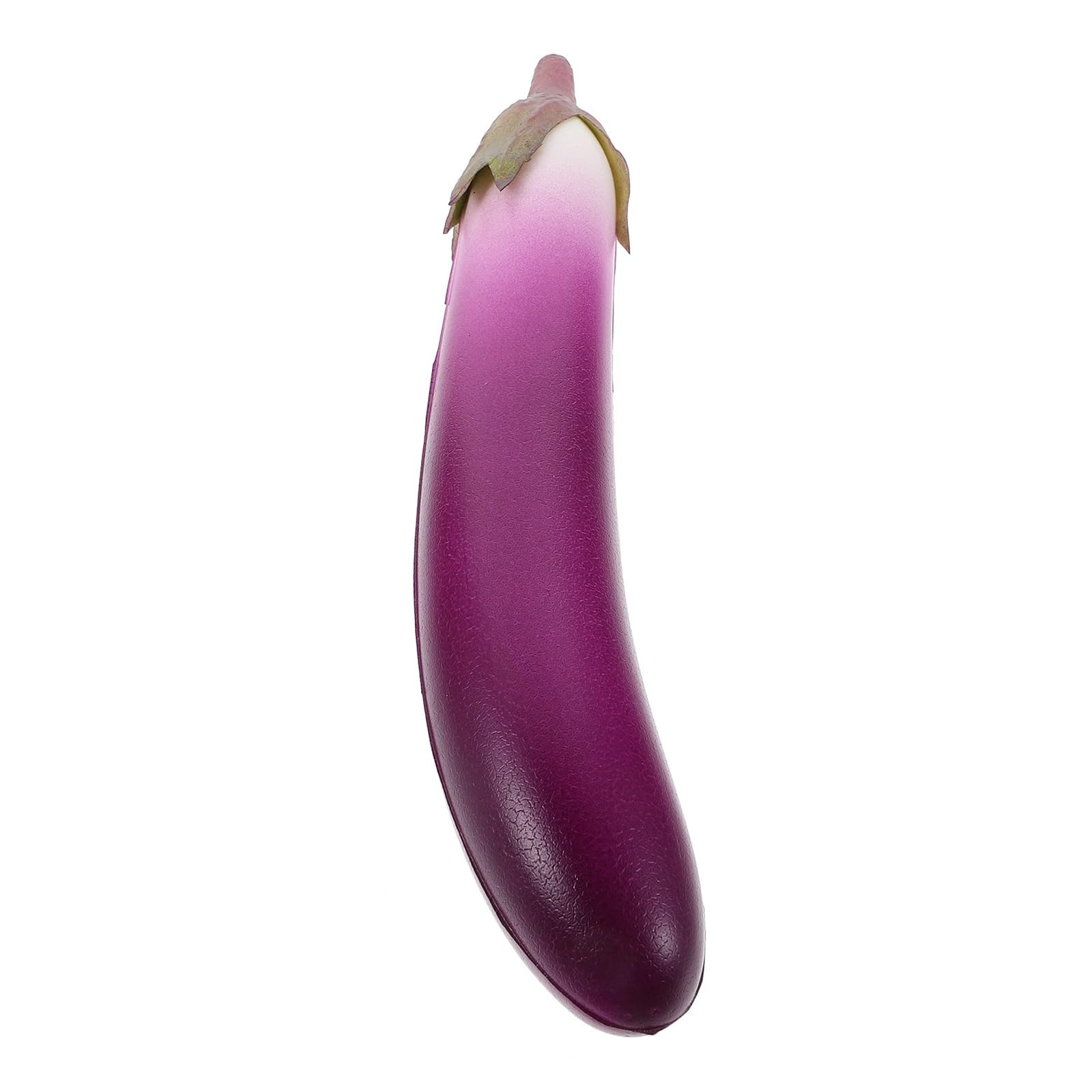 HUDFVIOI Artificial Vegetables Lifelike Eggplant Fake Display Simulation Food Model Faux Realistic Vegetable Prop for Decoration