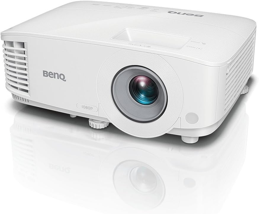 BenQ TH550 Full HD 1080p High Brightness Home Entertainment Projector, 3500 ANSI Lumen with Table Top Placement, HDMI x2 - White