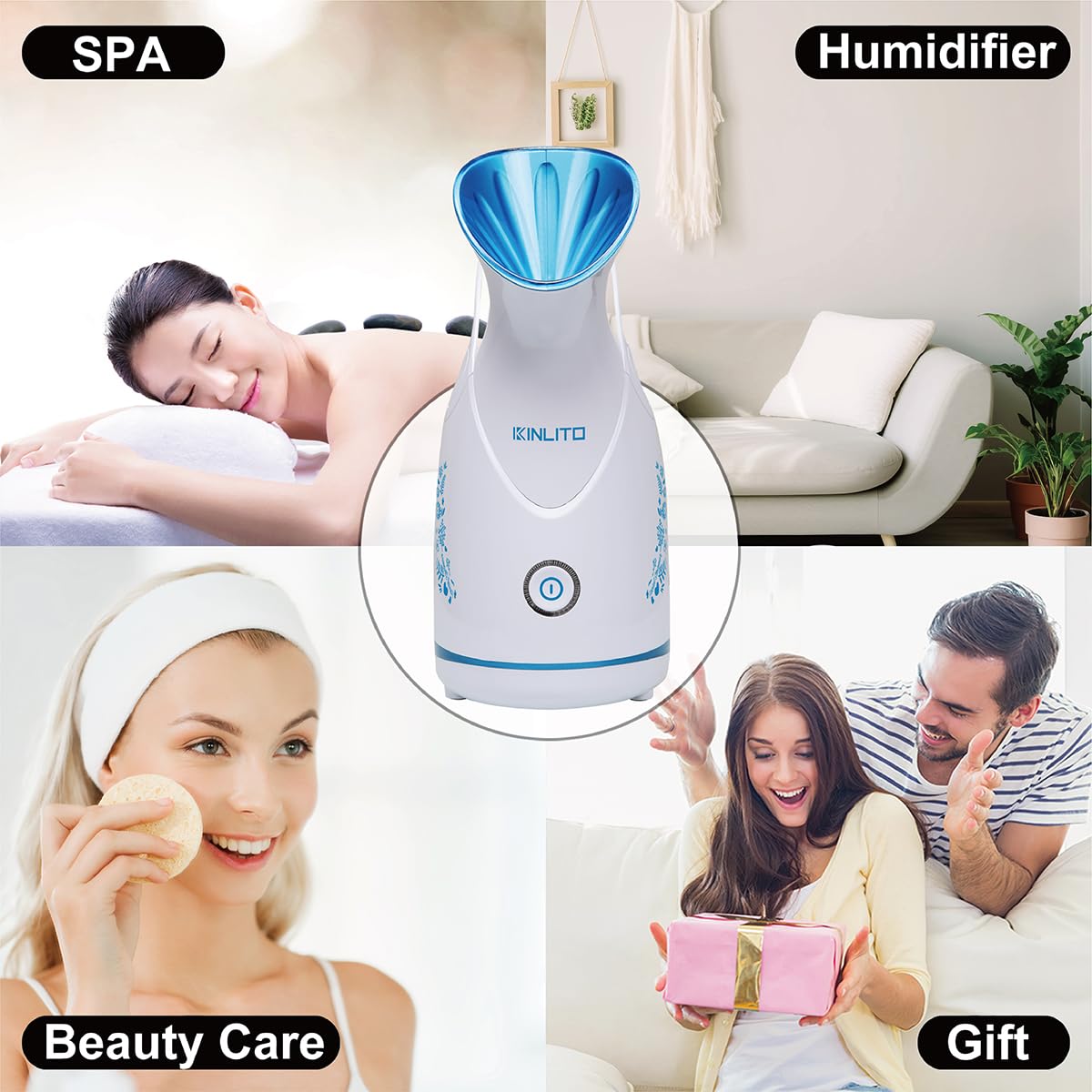 Amazon.com: KINLITO Facial Steamer Ionic Face Steamer for Home