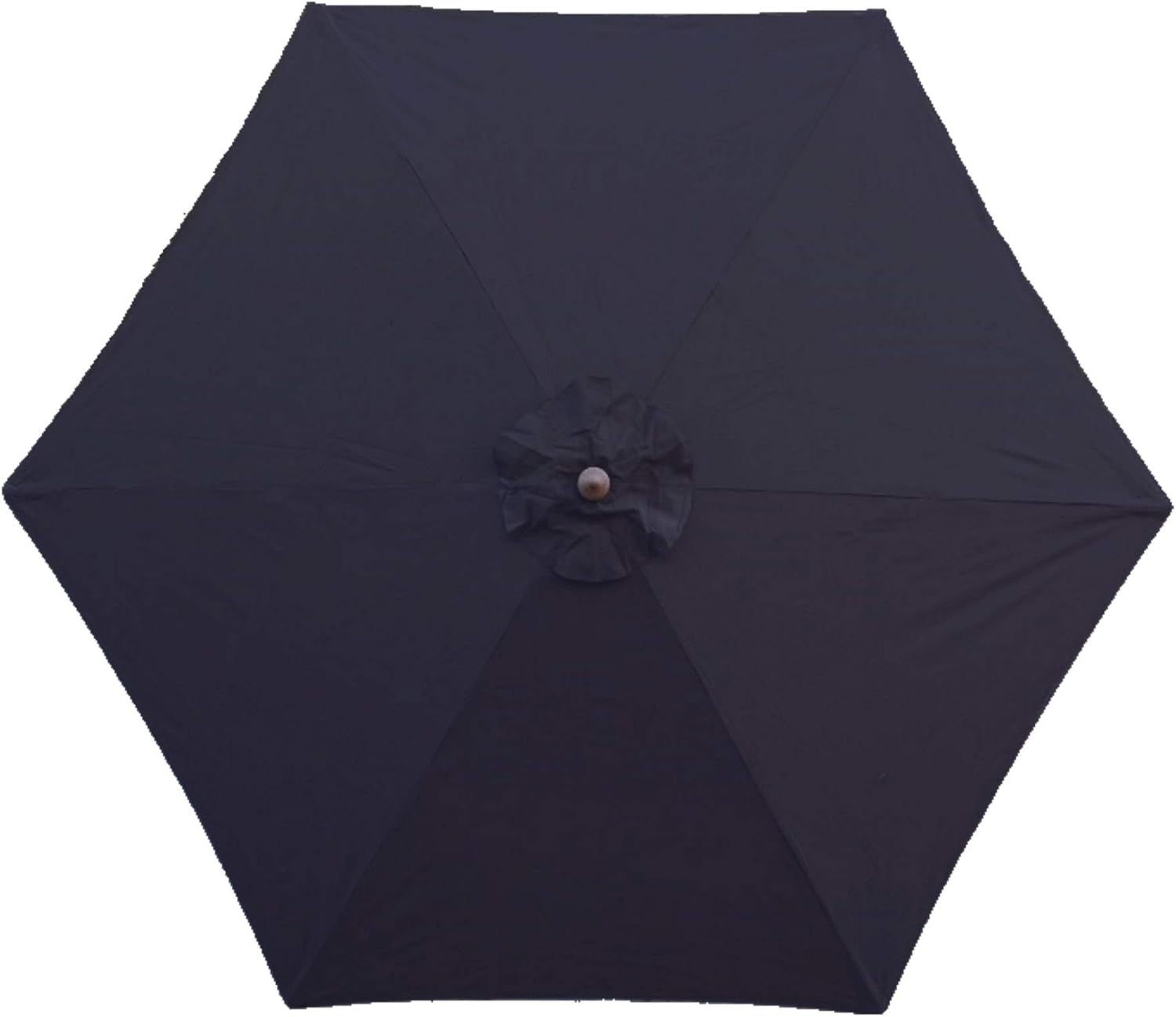 Formosa Covers 9ft Umbrella Replacement Canopy 6 Ribs in Dark Navy Olefin (Canopy Only)