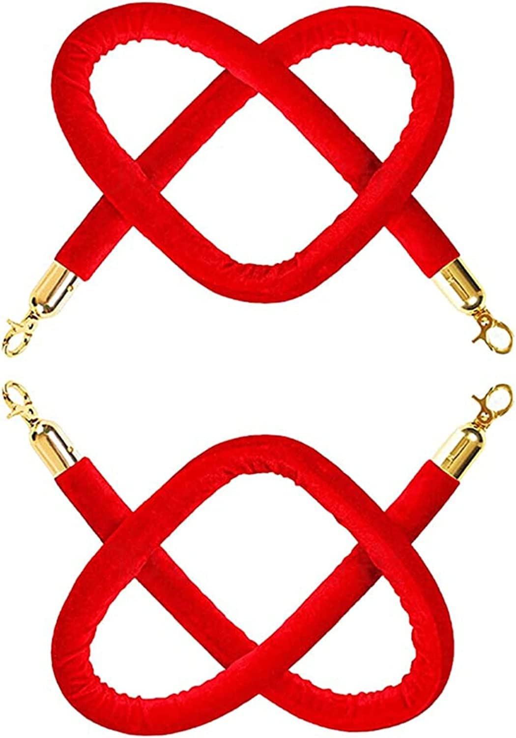 Corde de velours rouge 1.5m poteau de guidage VIP pour barrière de contrôle des foules fête