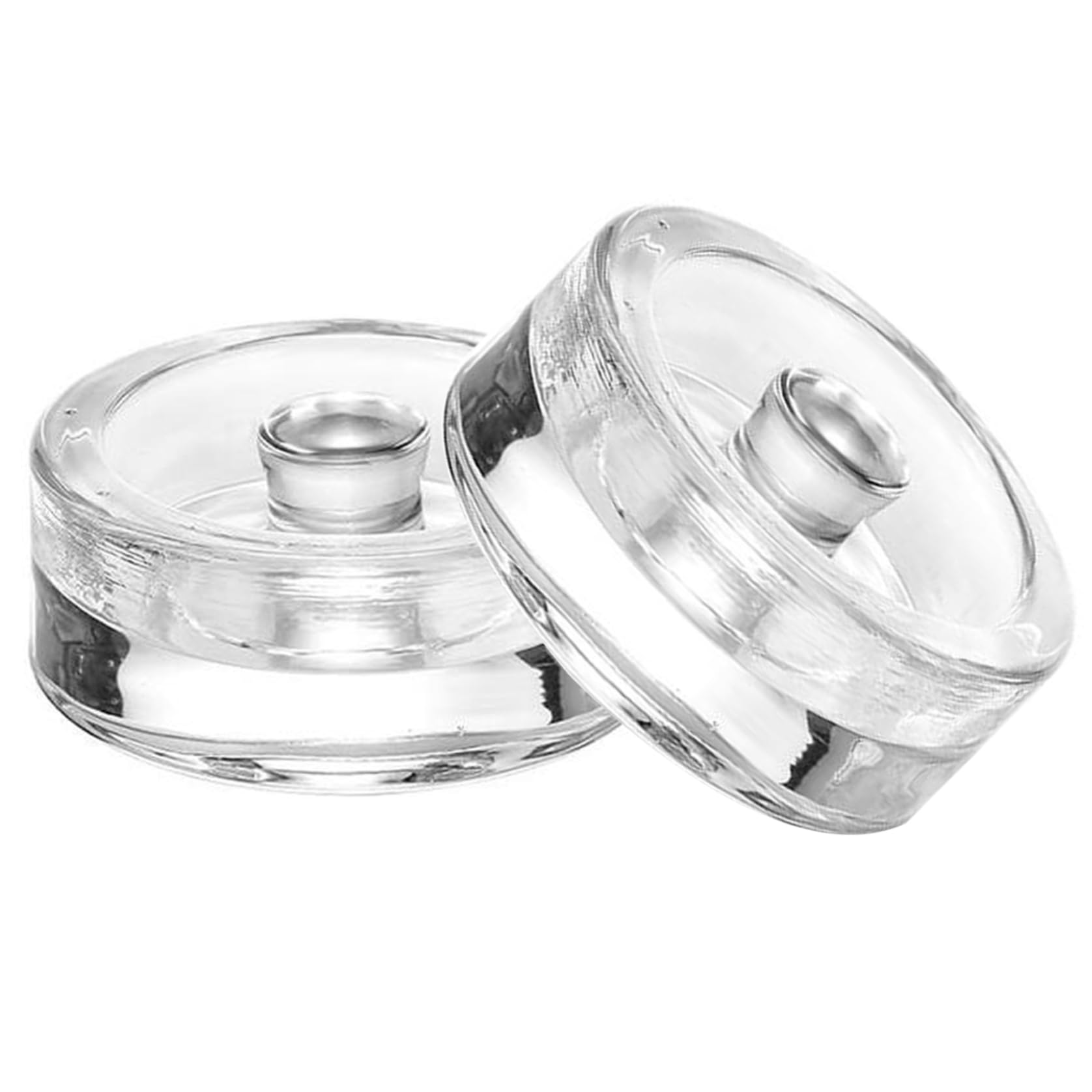 Pesas de fermentación de vidrio de 7,1 cm para encurtidos y tarros boca ancha