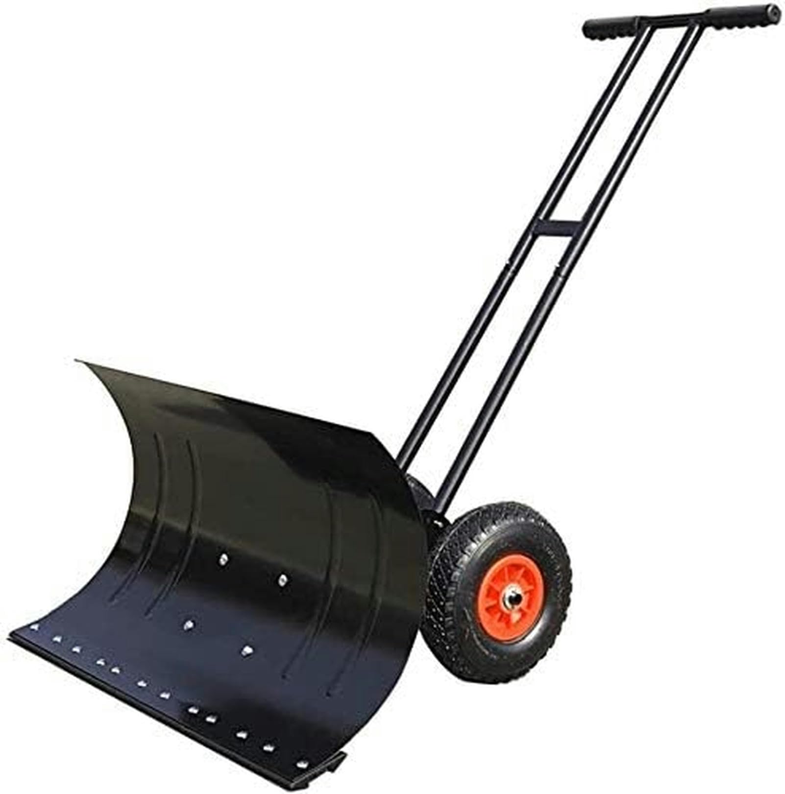 Łopata do śniegu Rolling Snow Pusher| Wytrzymały i wydajny pług do śniegu odpowiedni do odśnieżania podjazdów lub chodników