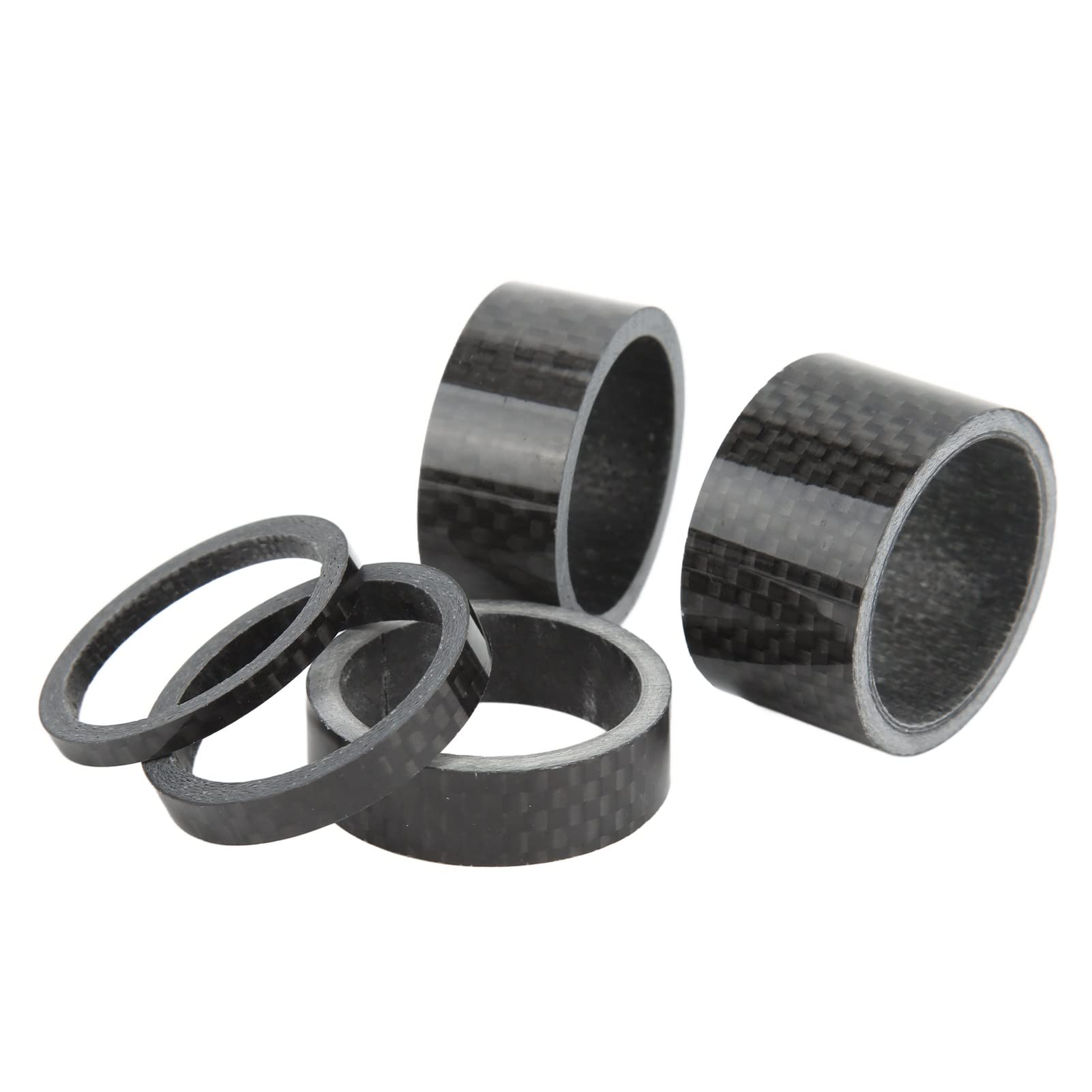 ETAINGYEUN Bicycle Headset Spacer Carbon Fiber Bike Front Fork Spacers for Road Bike 28.6mm Front Fork